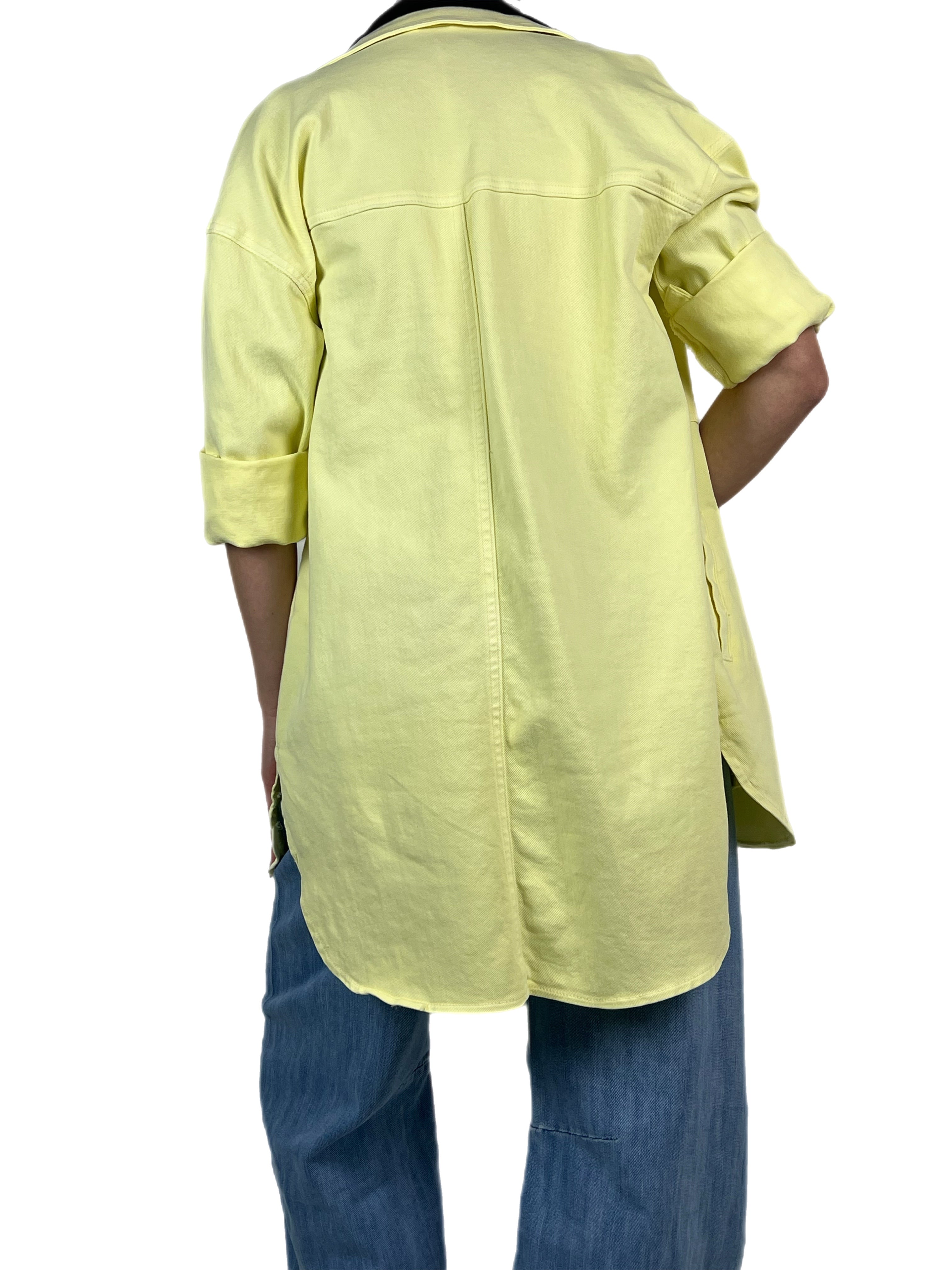 Matié maxicamicia girasole limone