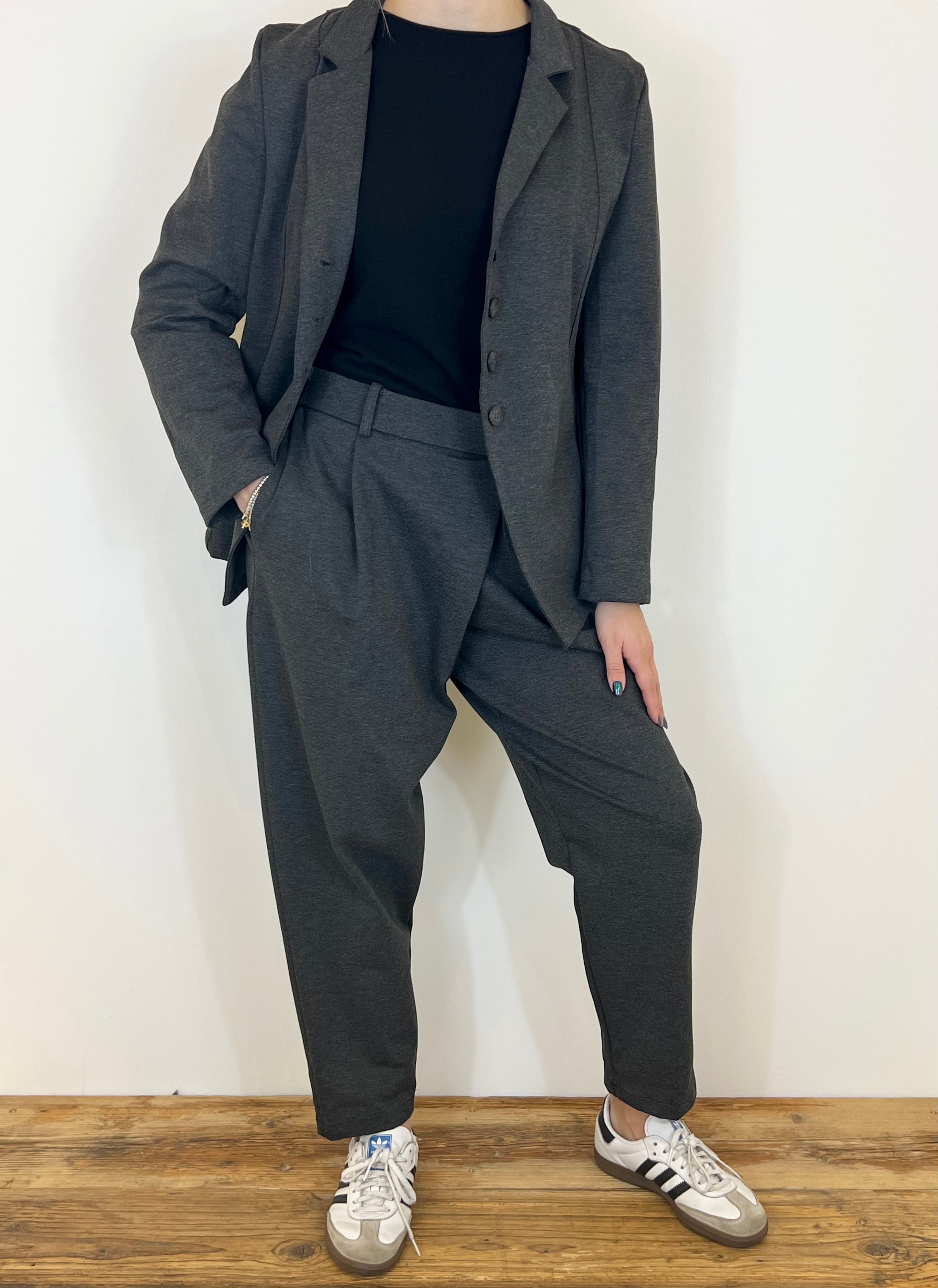 Matié pantalone yasmine grigio