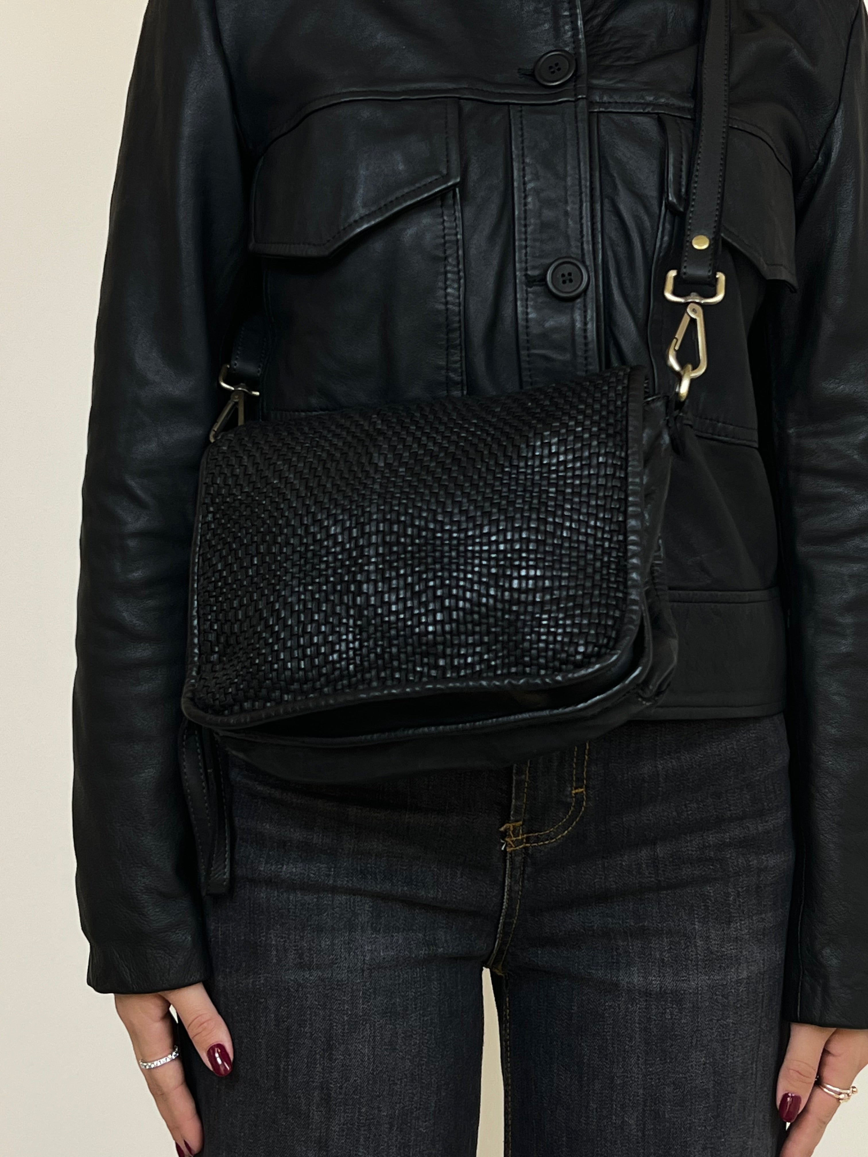 MATIÉ Bag Milla intreccio pelle