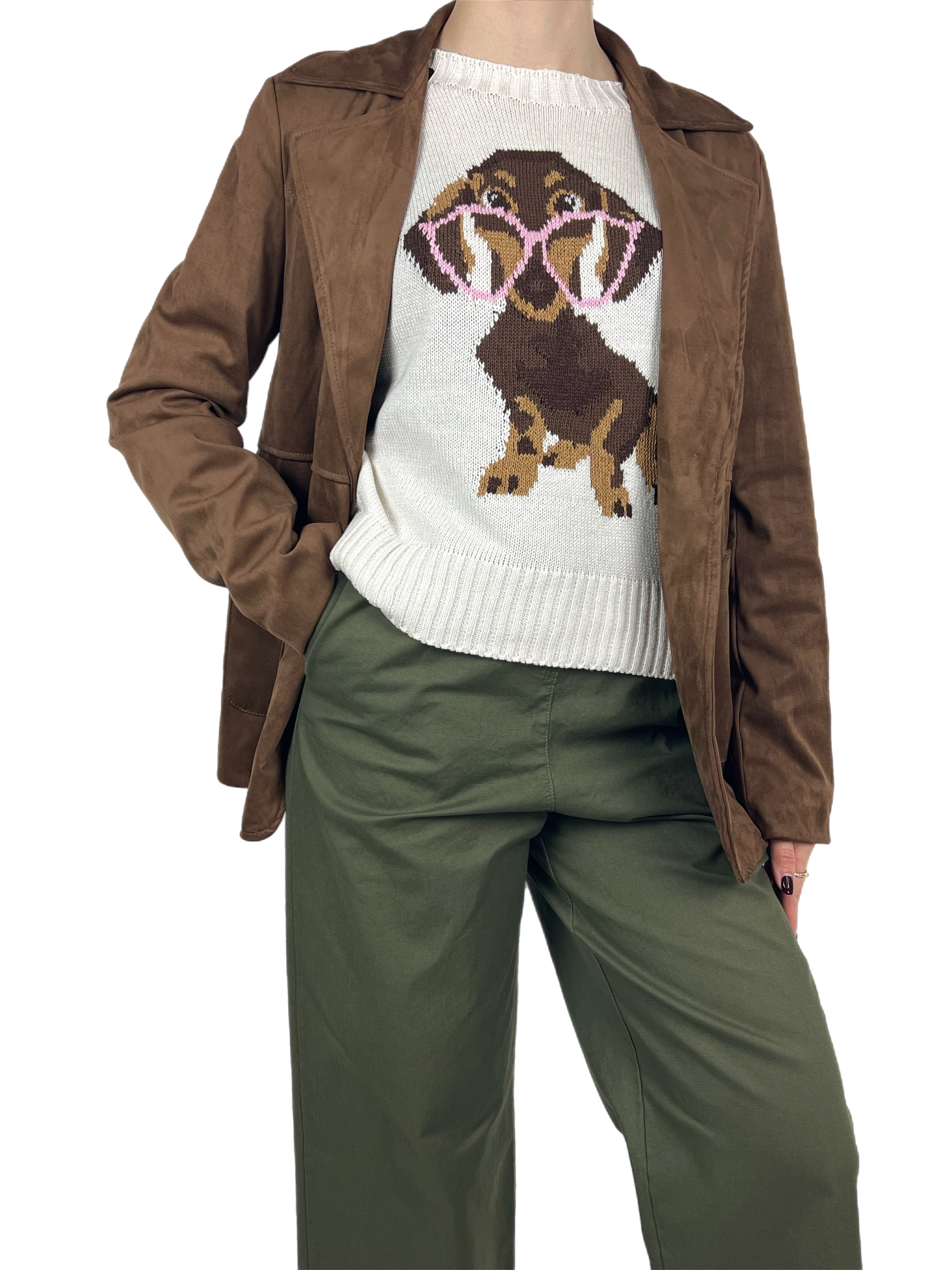 Matié giacca ecocamoscio velour