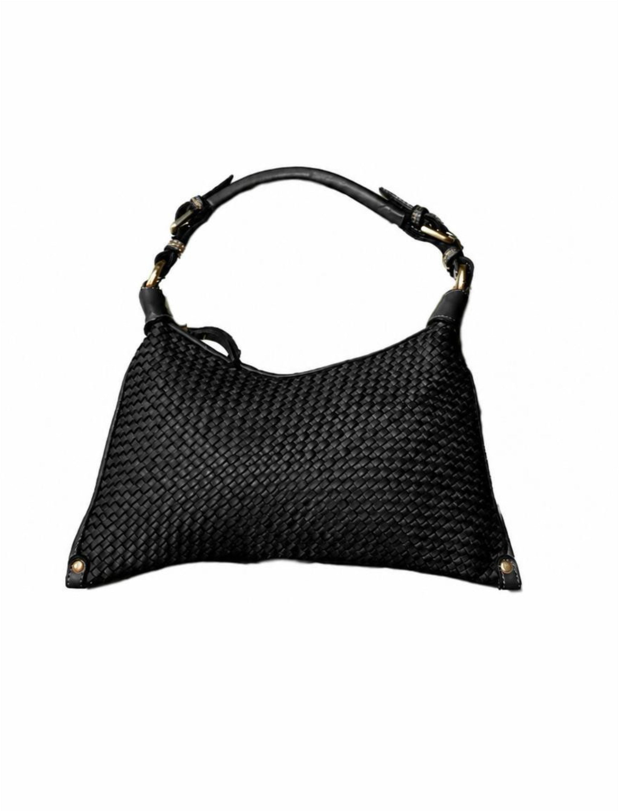 Matié borsa pelle Praga nero