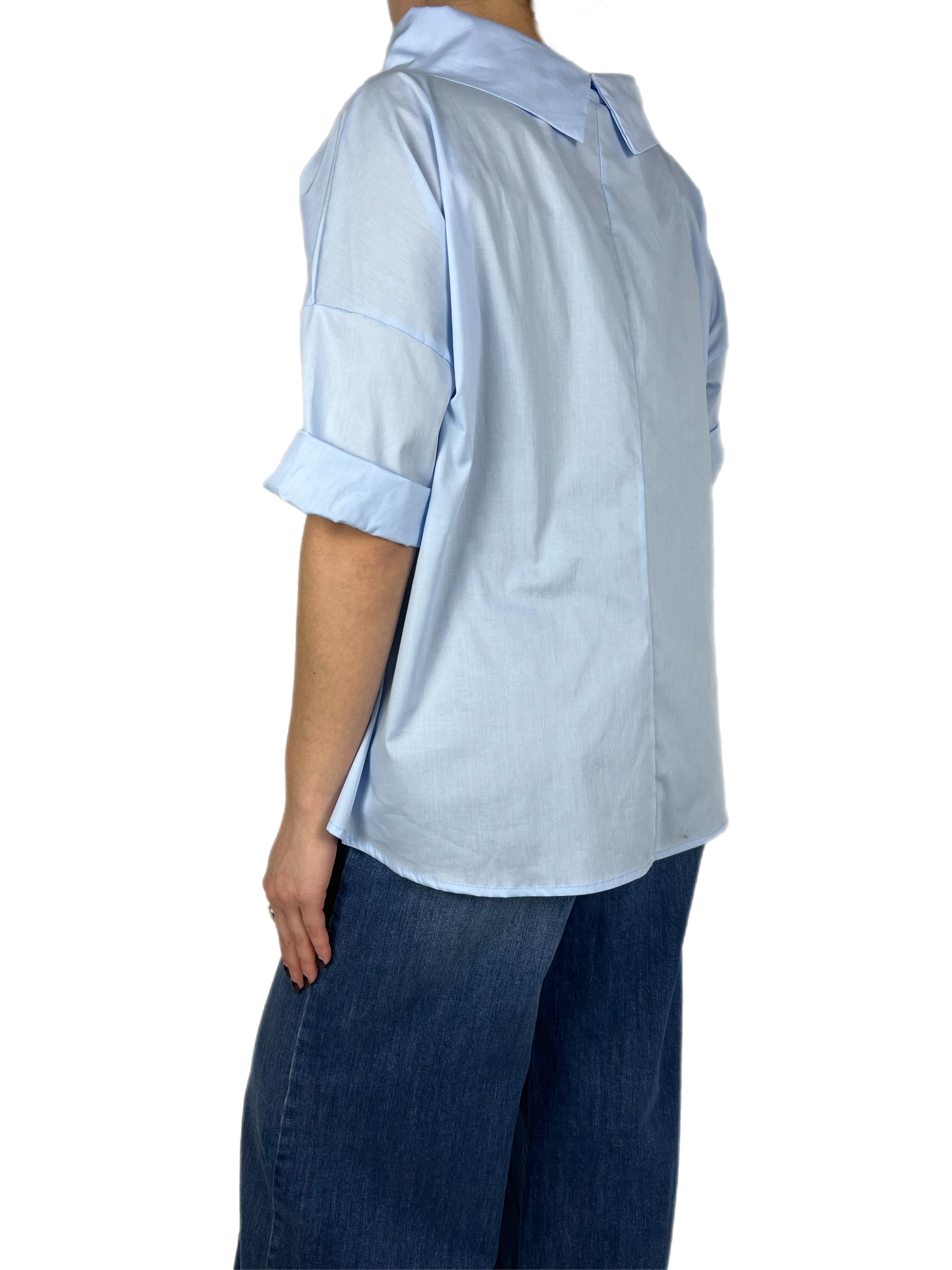Matié blusa opal azzurro