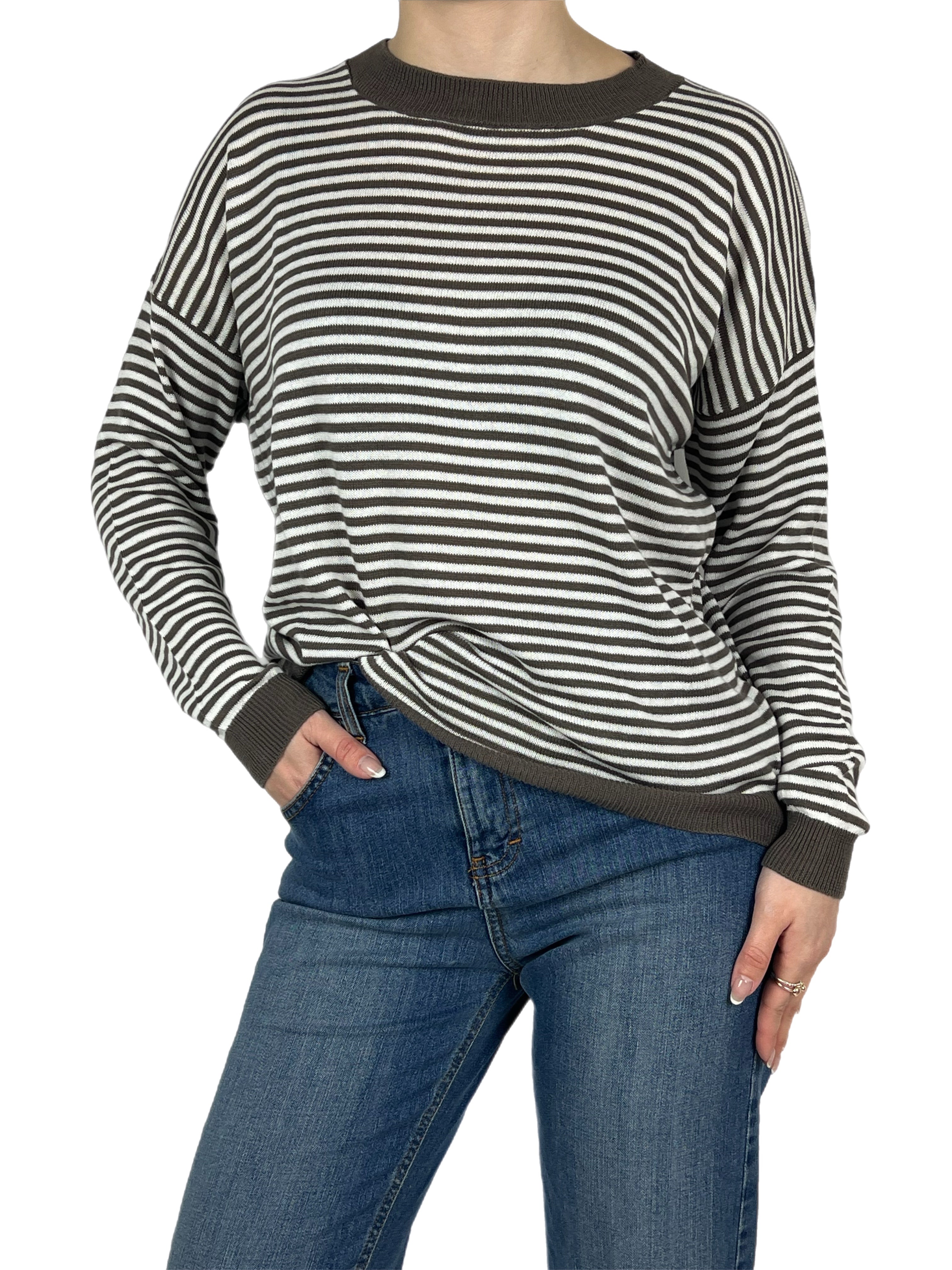 Matié maglia Evelyn moro/bianco