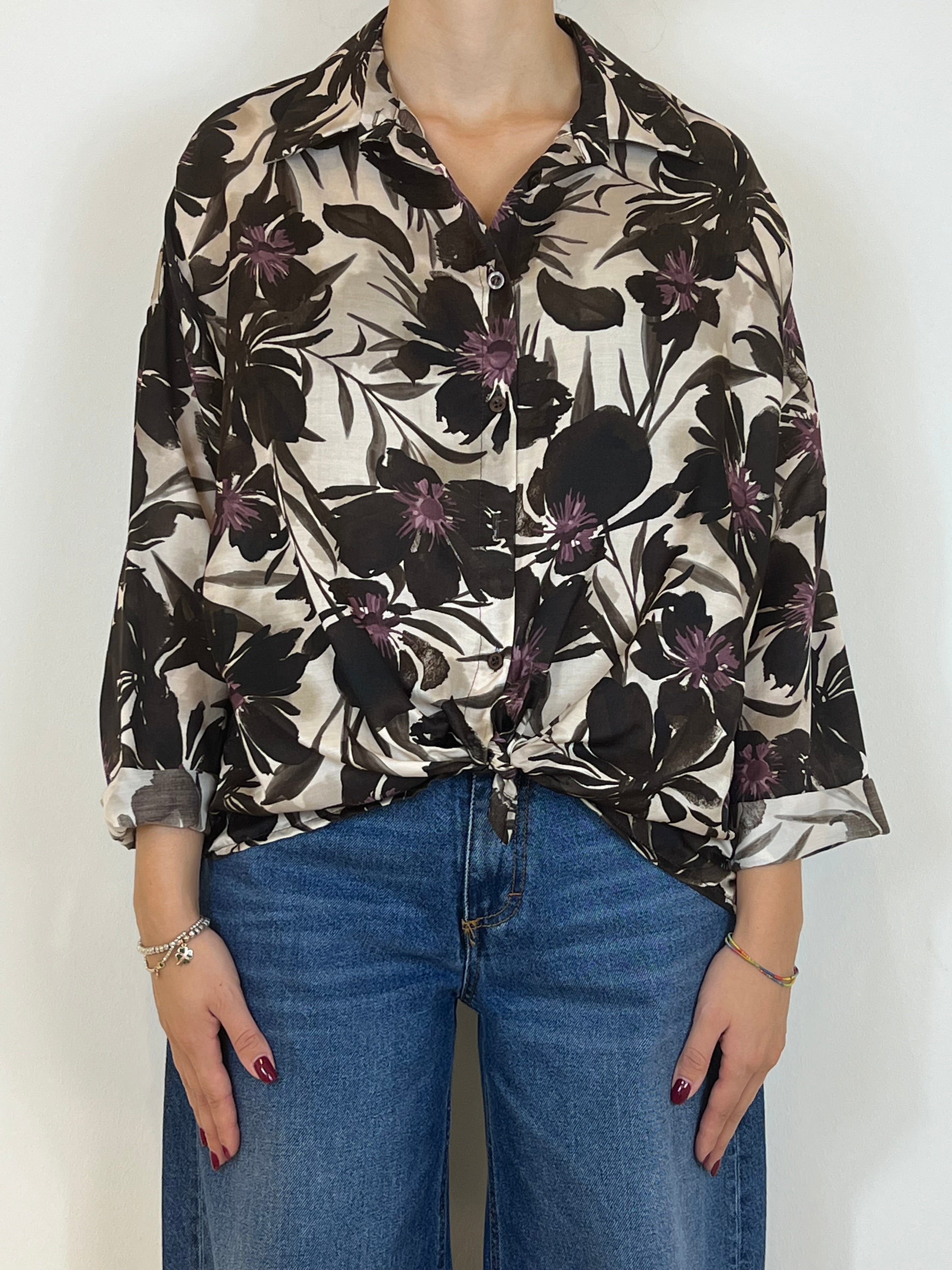 Matié camicia fantasia fiori