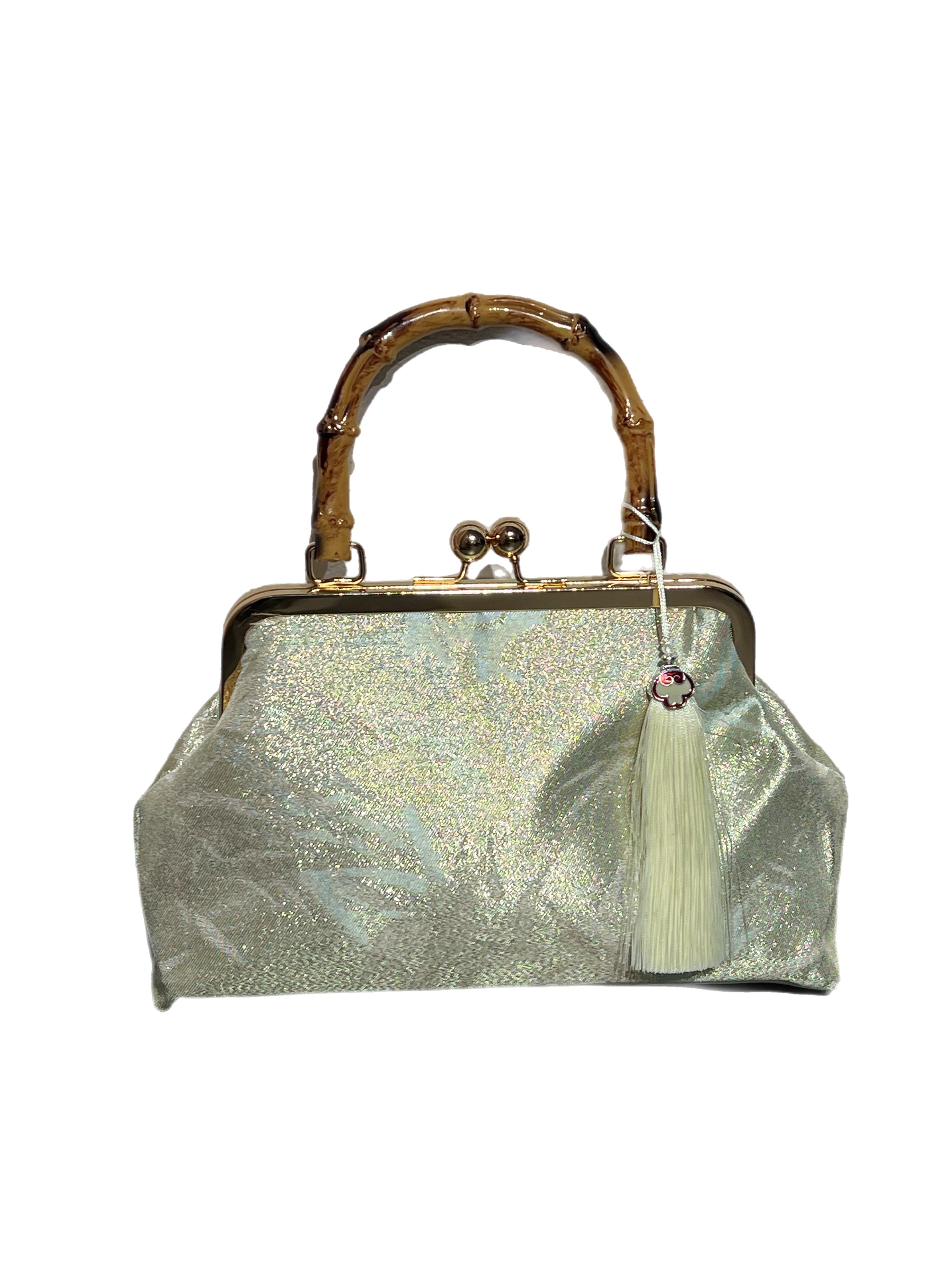 Matié borsa bambù salvia