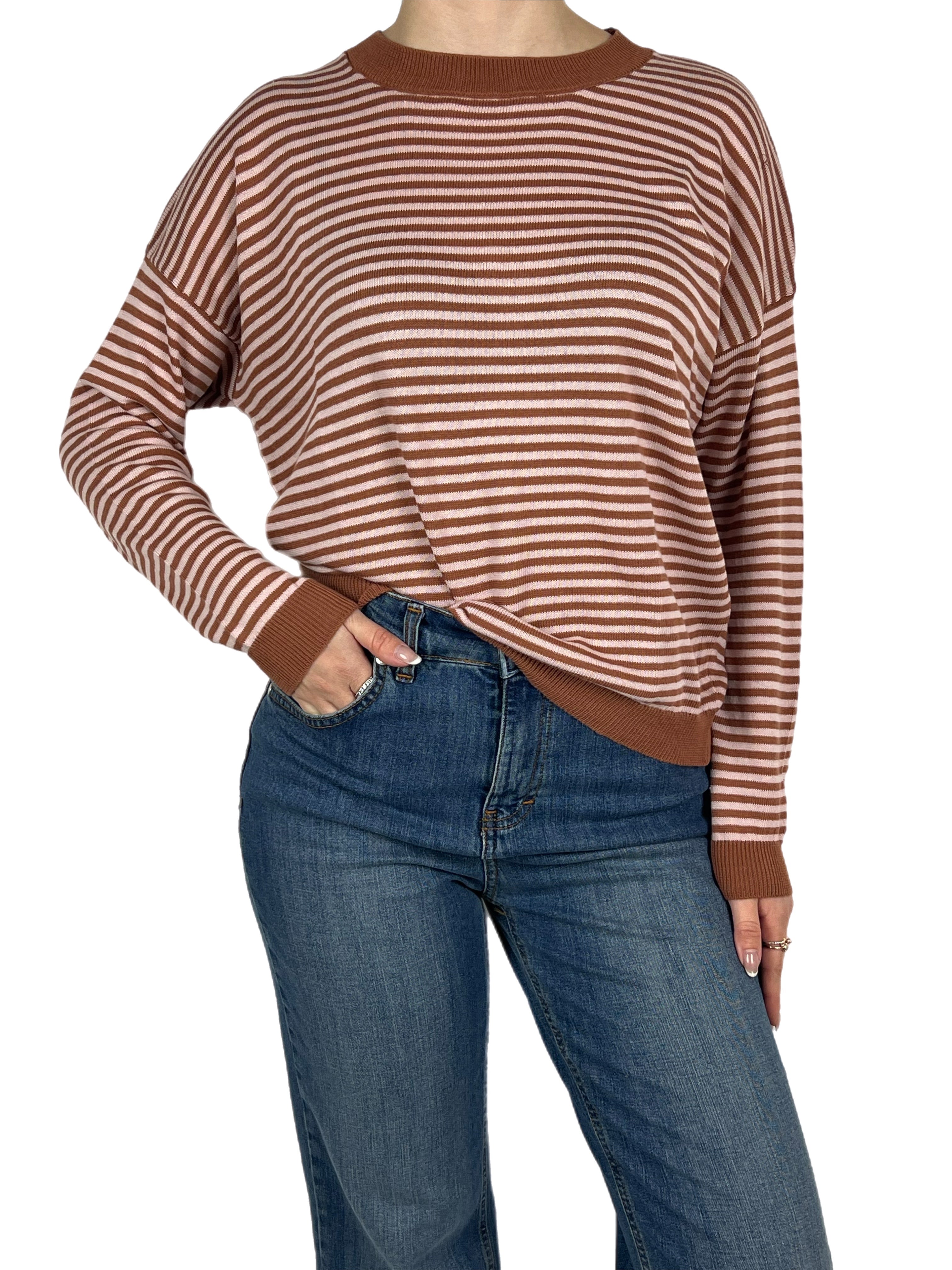 Matié maglia Evelyn ruggine/cipria