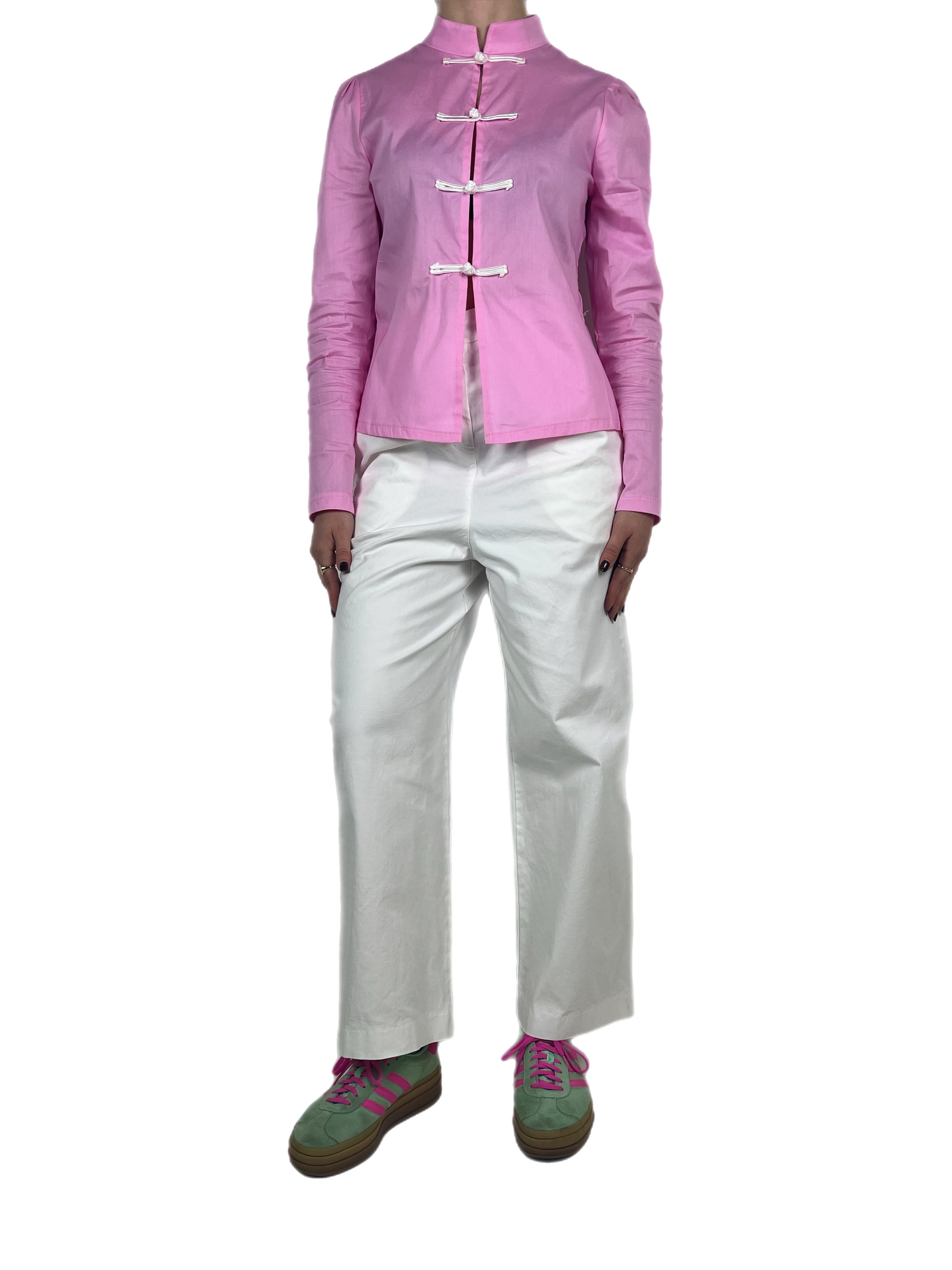 Matié pantalone daily bianco