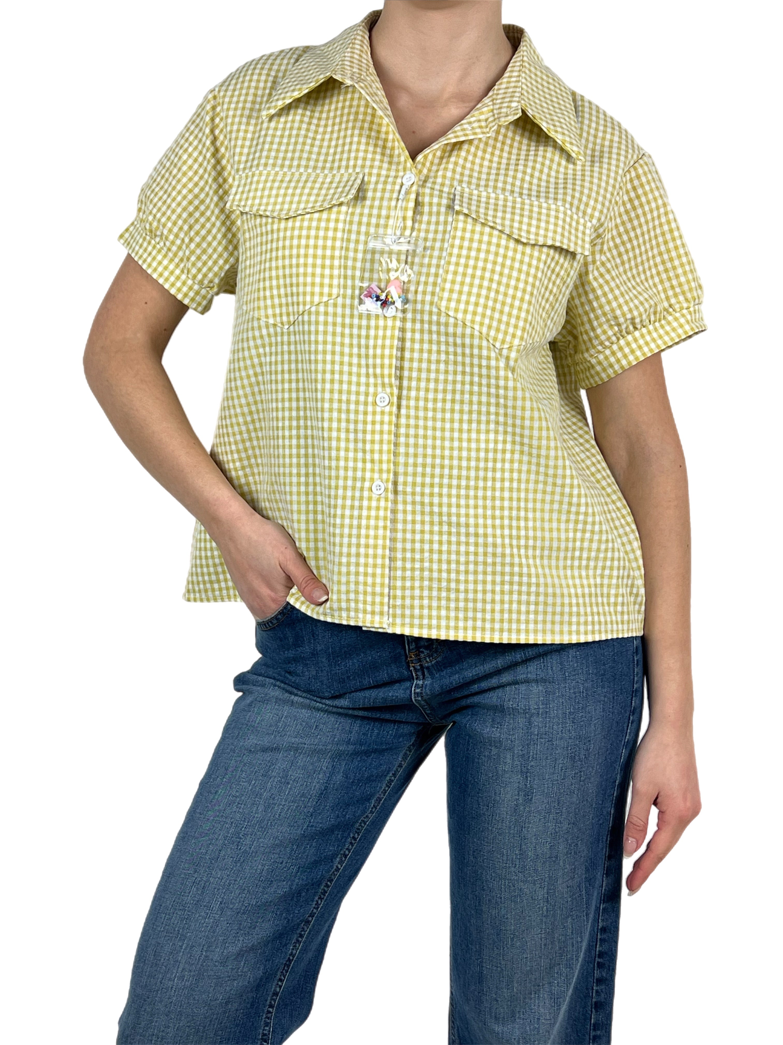 Matié camicia felce limone