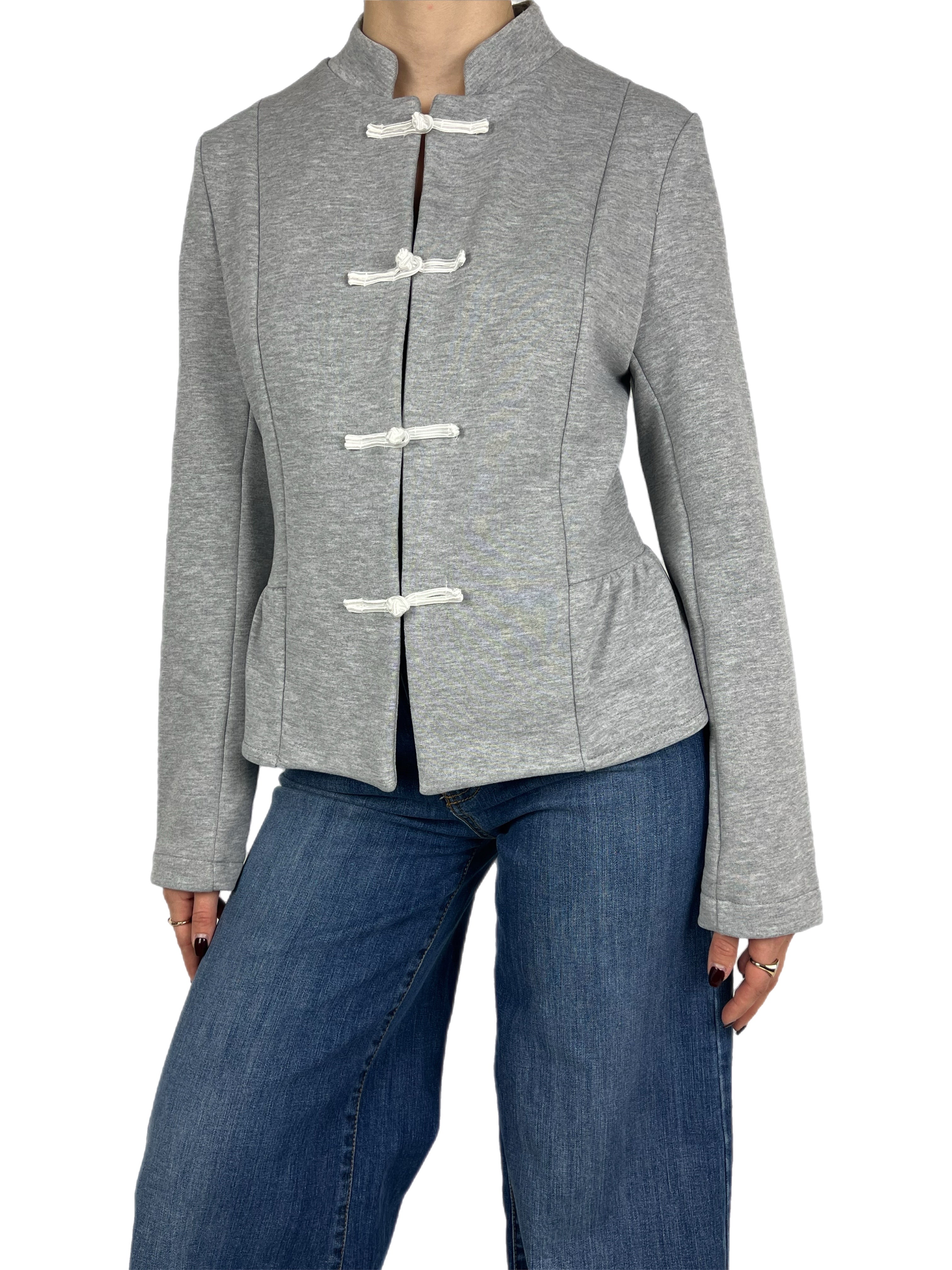 Matié giacca clean grigio