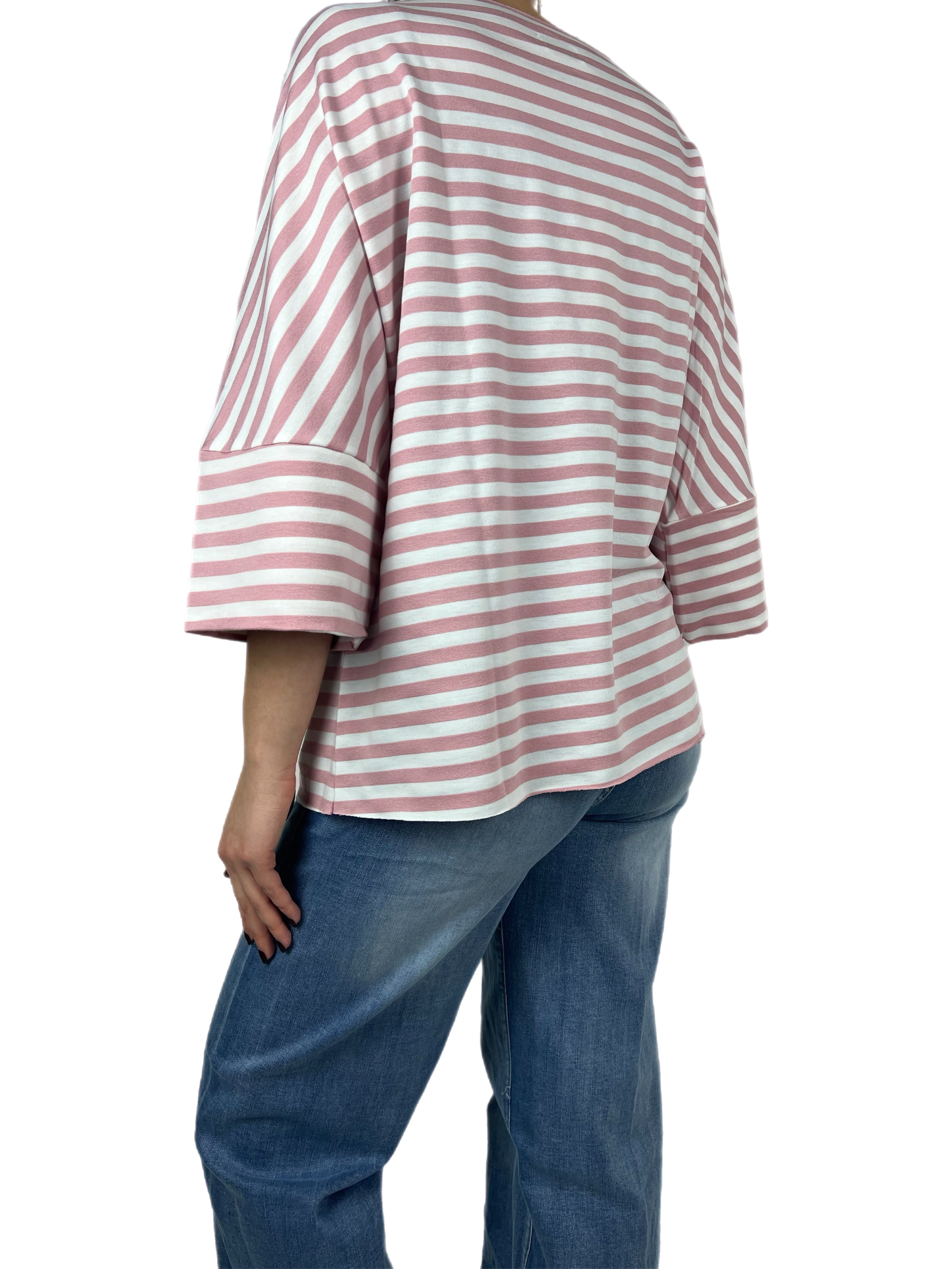 Matié maglia zebra rosa