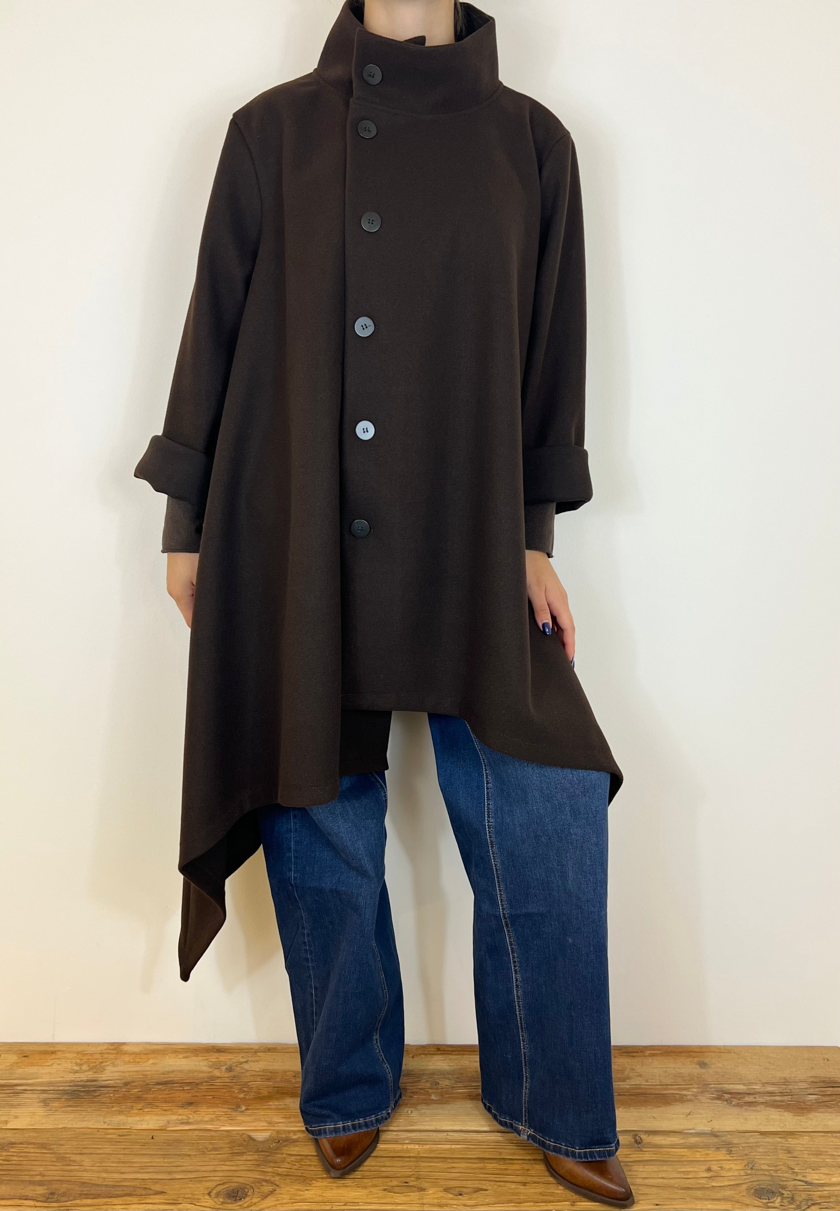 Matié cappotto brenda cioccolato