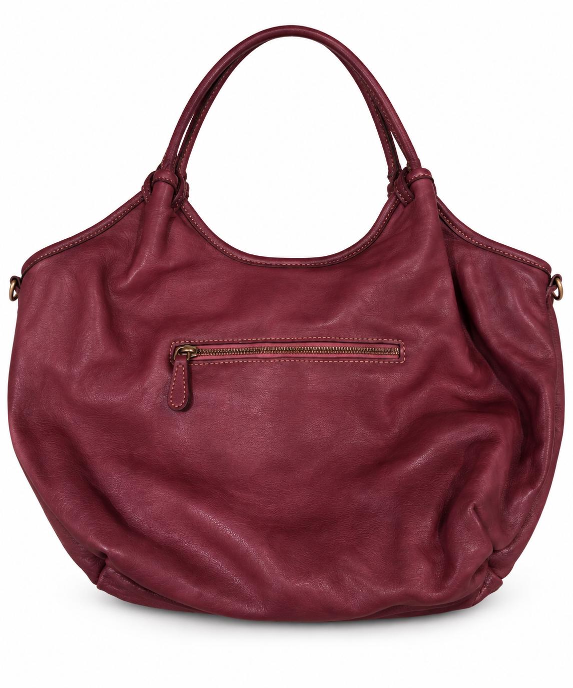 Matié borsa pelle Venezia bordeaux