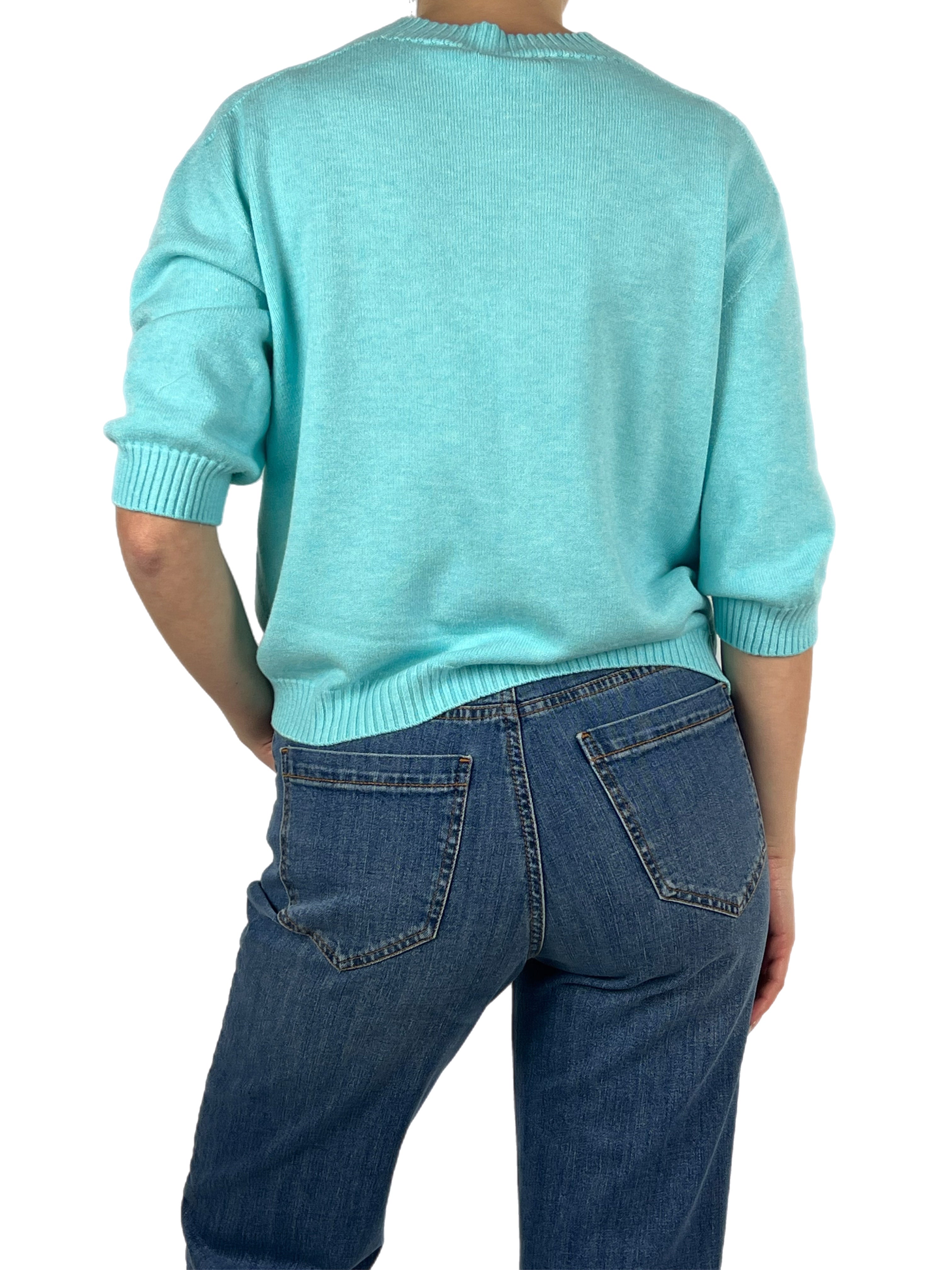 Matié maglia iris verde menta