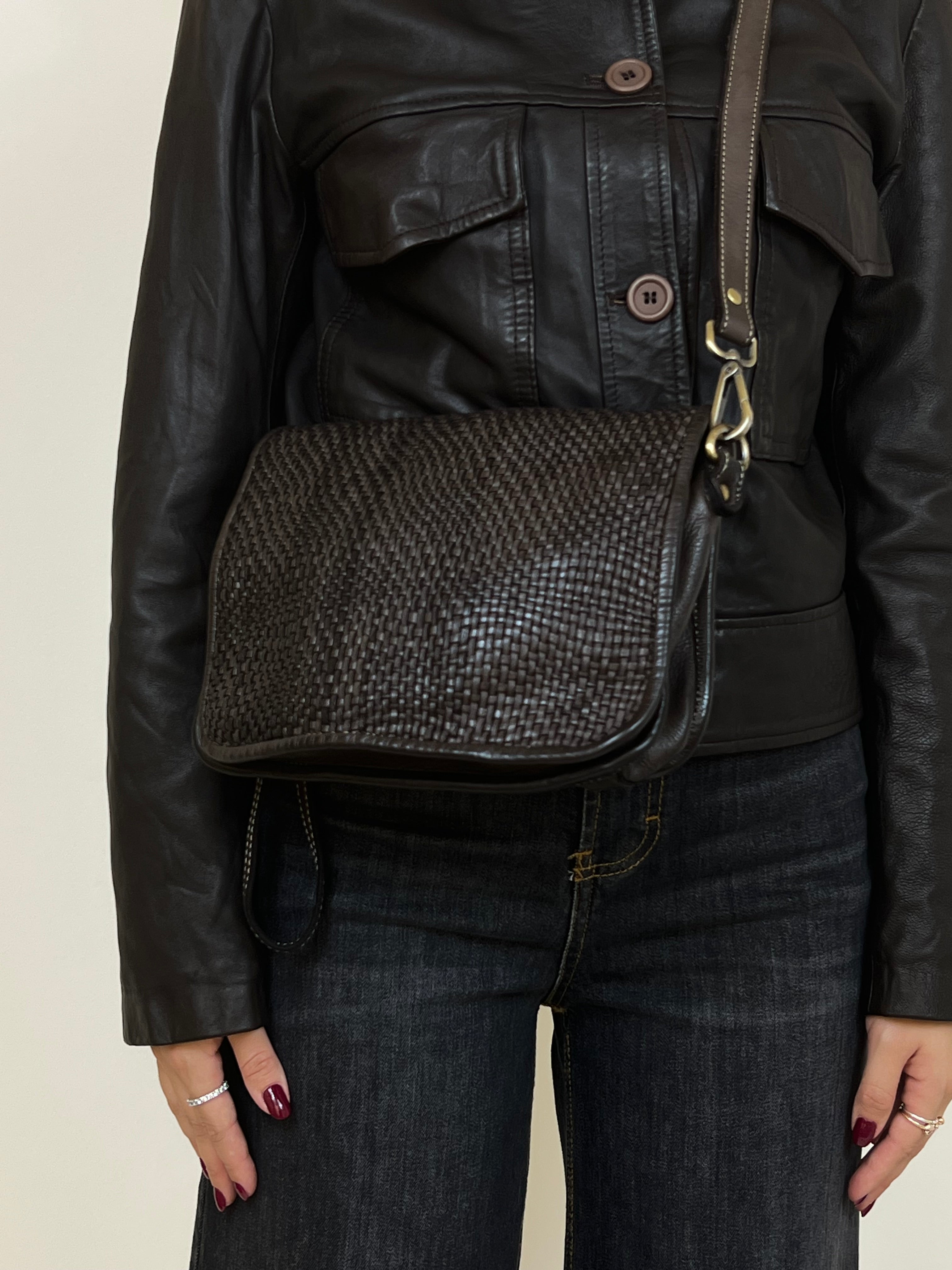 MATIÉ Bag Milla intreccio pelle