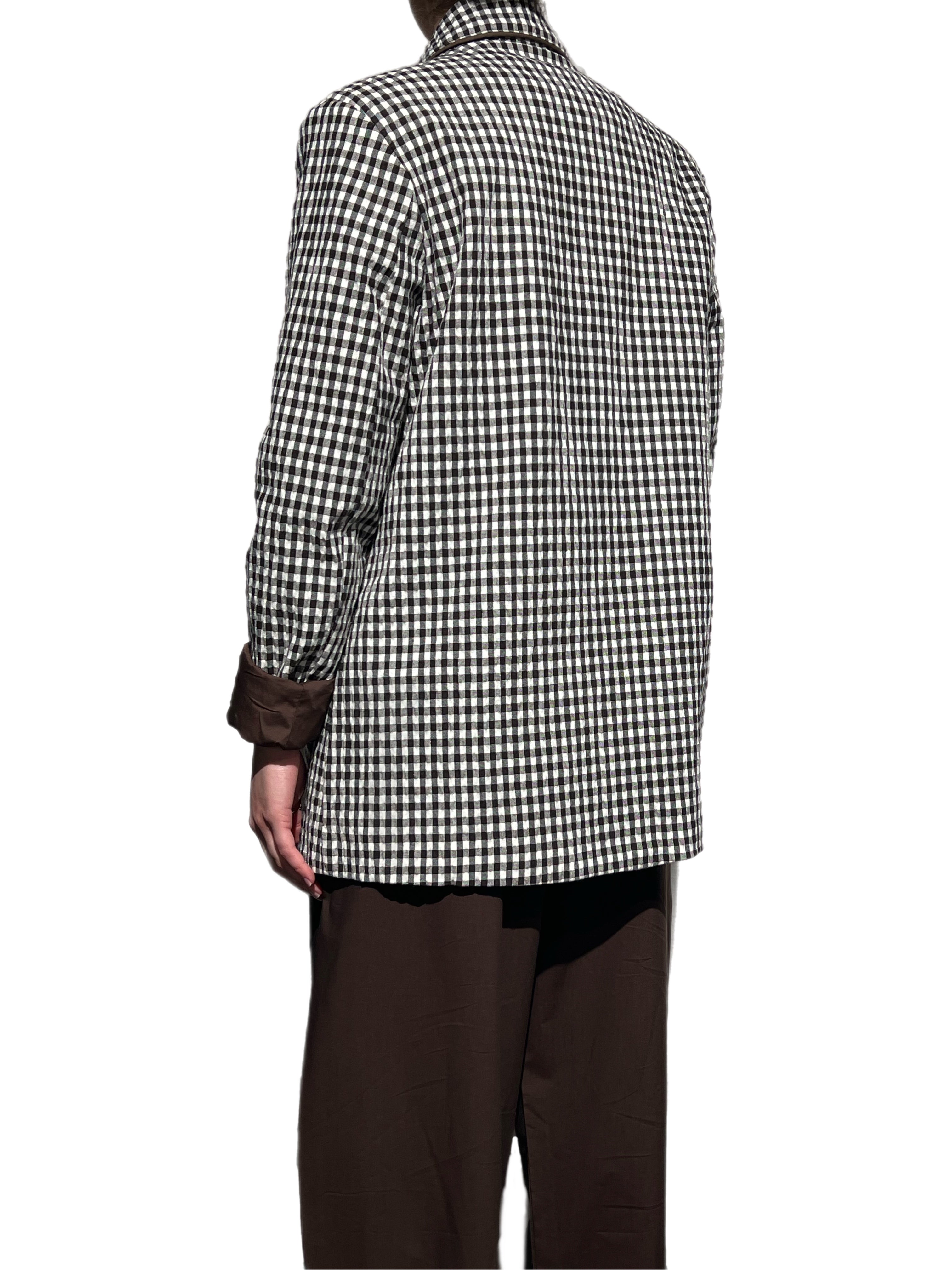 Minimal giacca Vichy