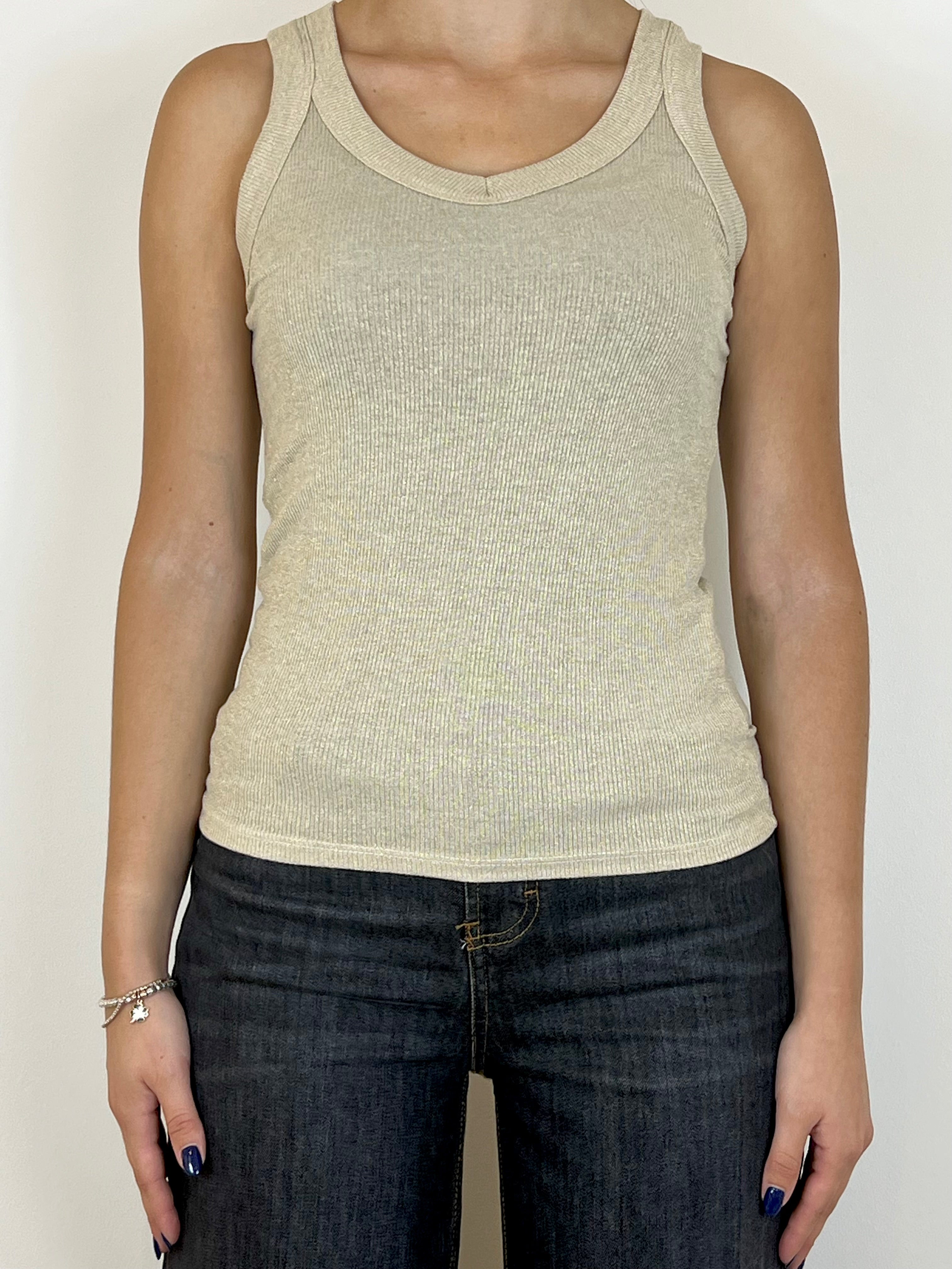 Susy Mix canotta lamé