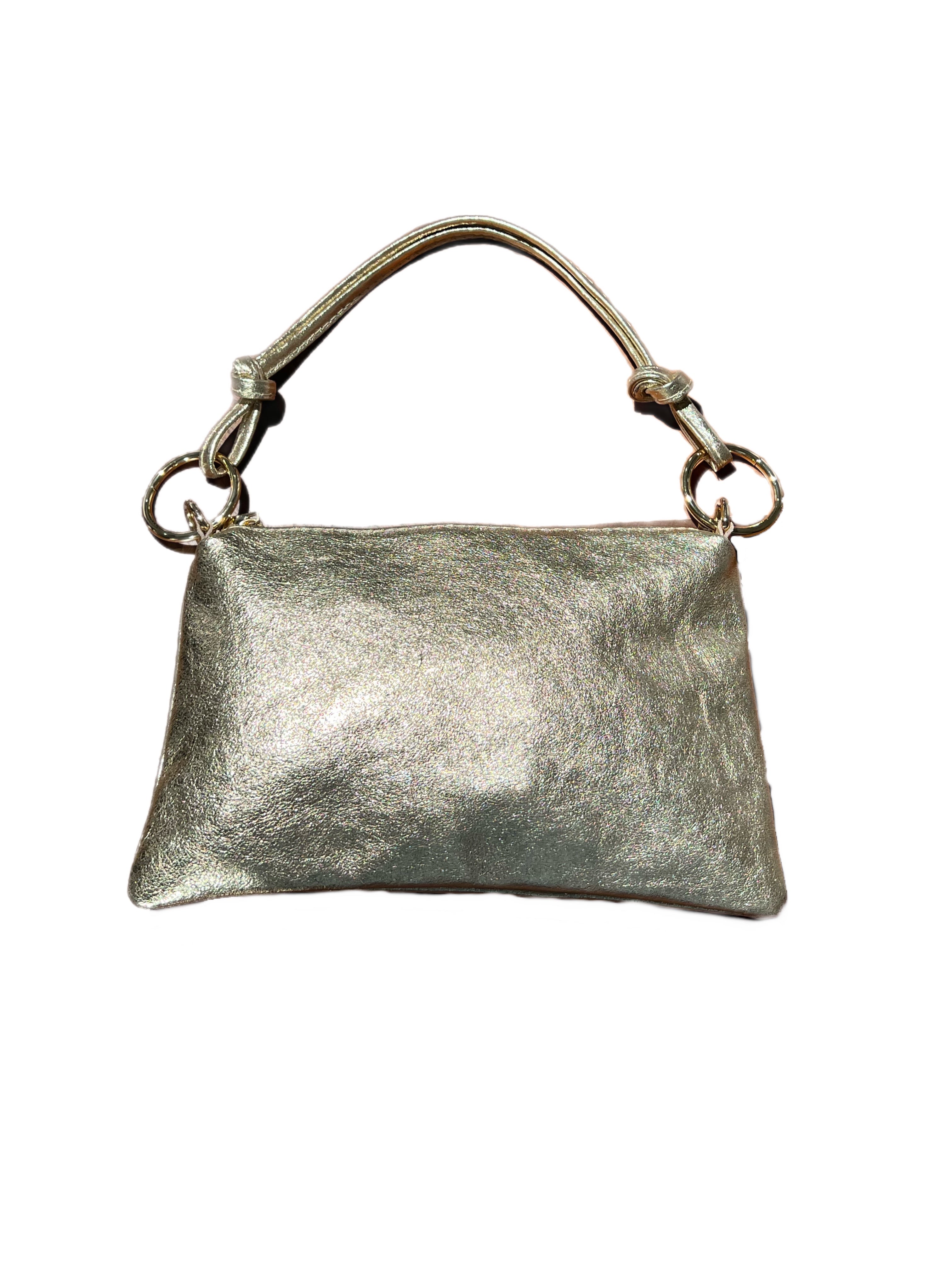 Matié borsa kiky pelle oro