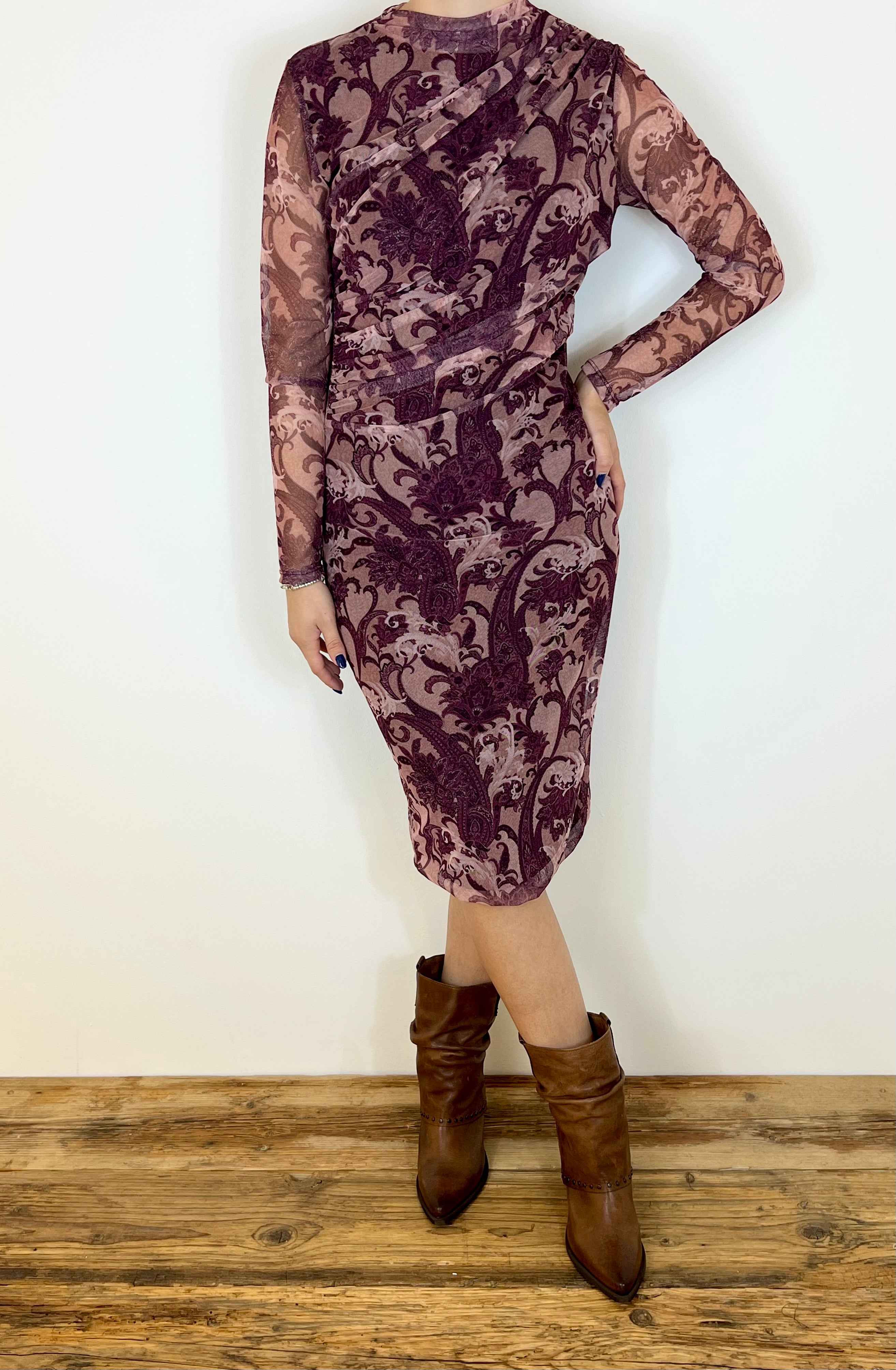 Matié abito betty cipria