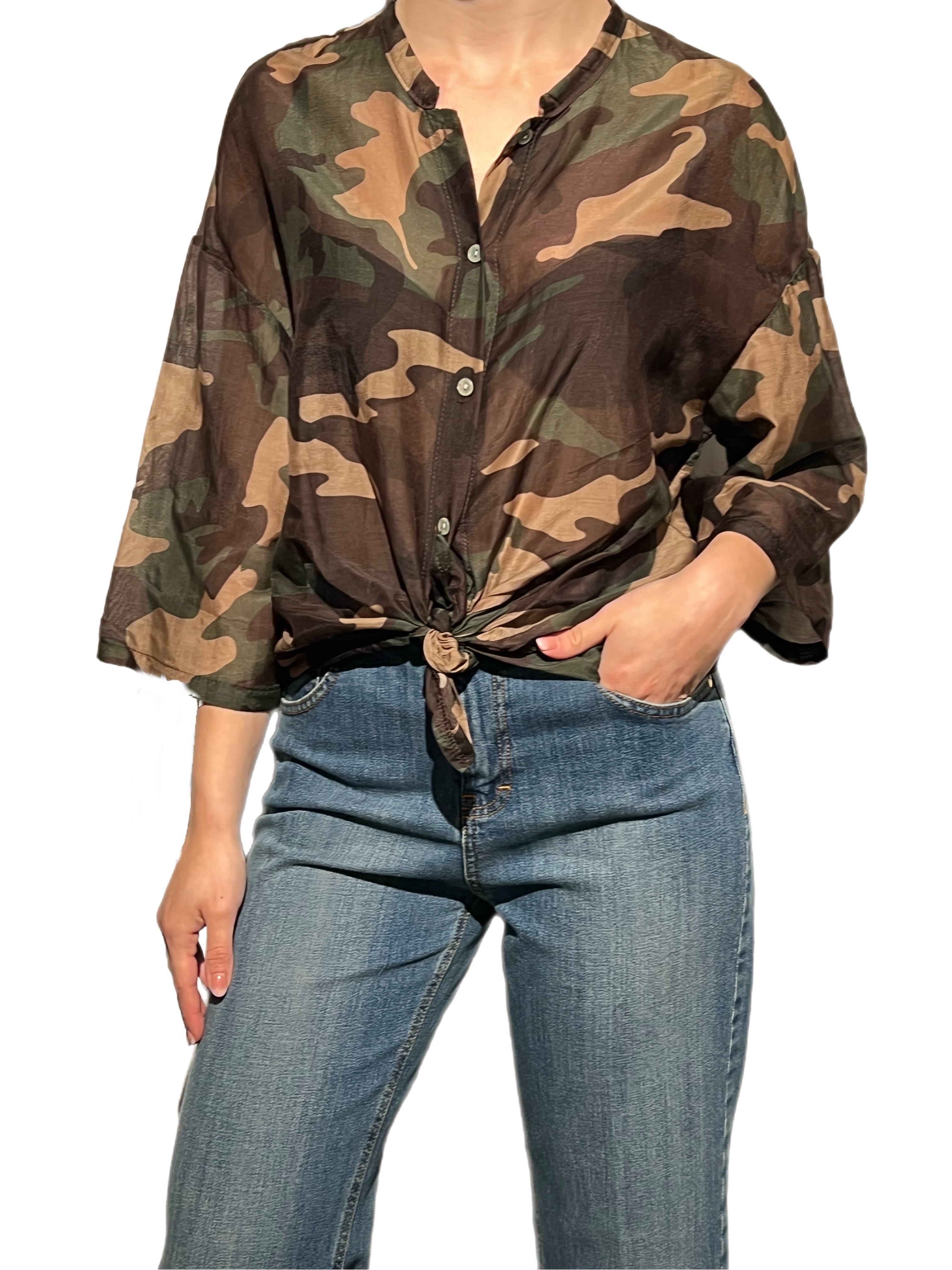 Matié camicia Alice camouflage
