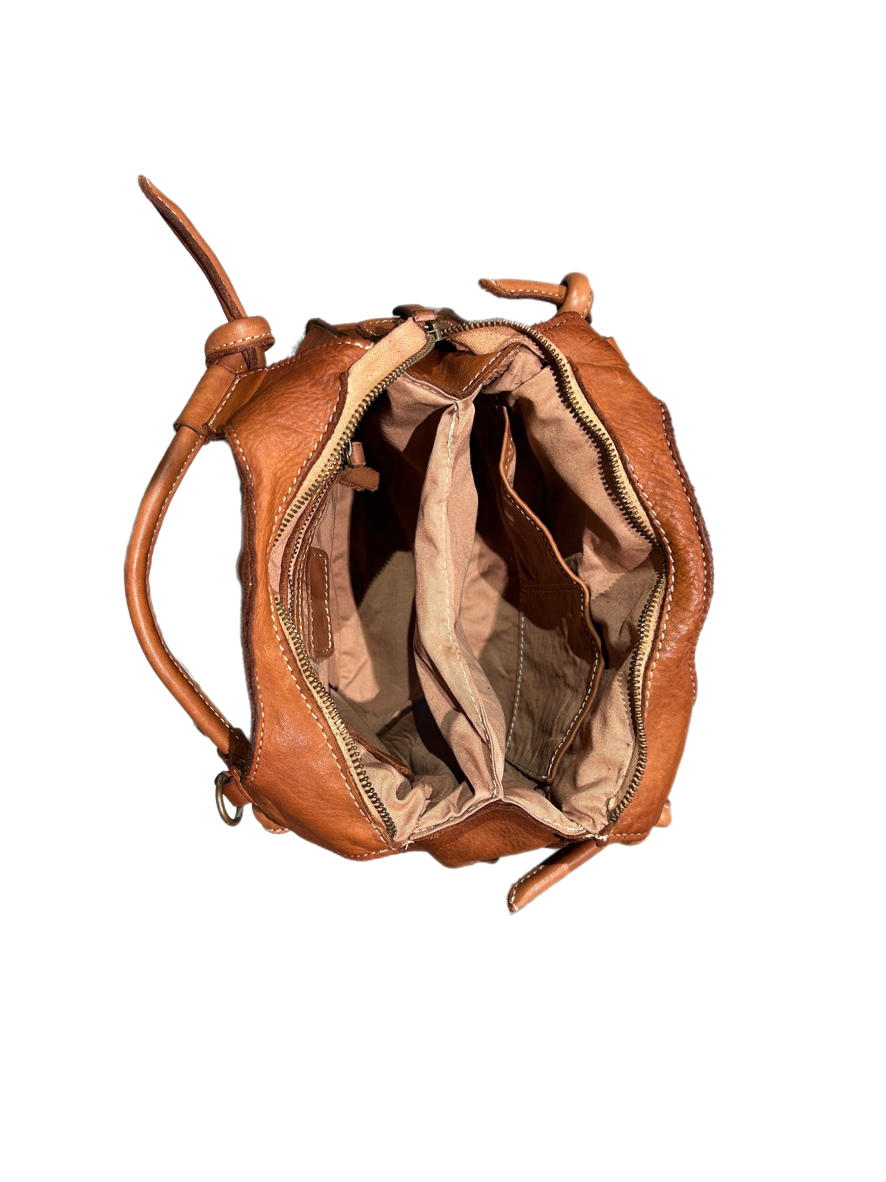 Matié borsa pelle siena cuoio