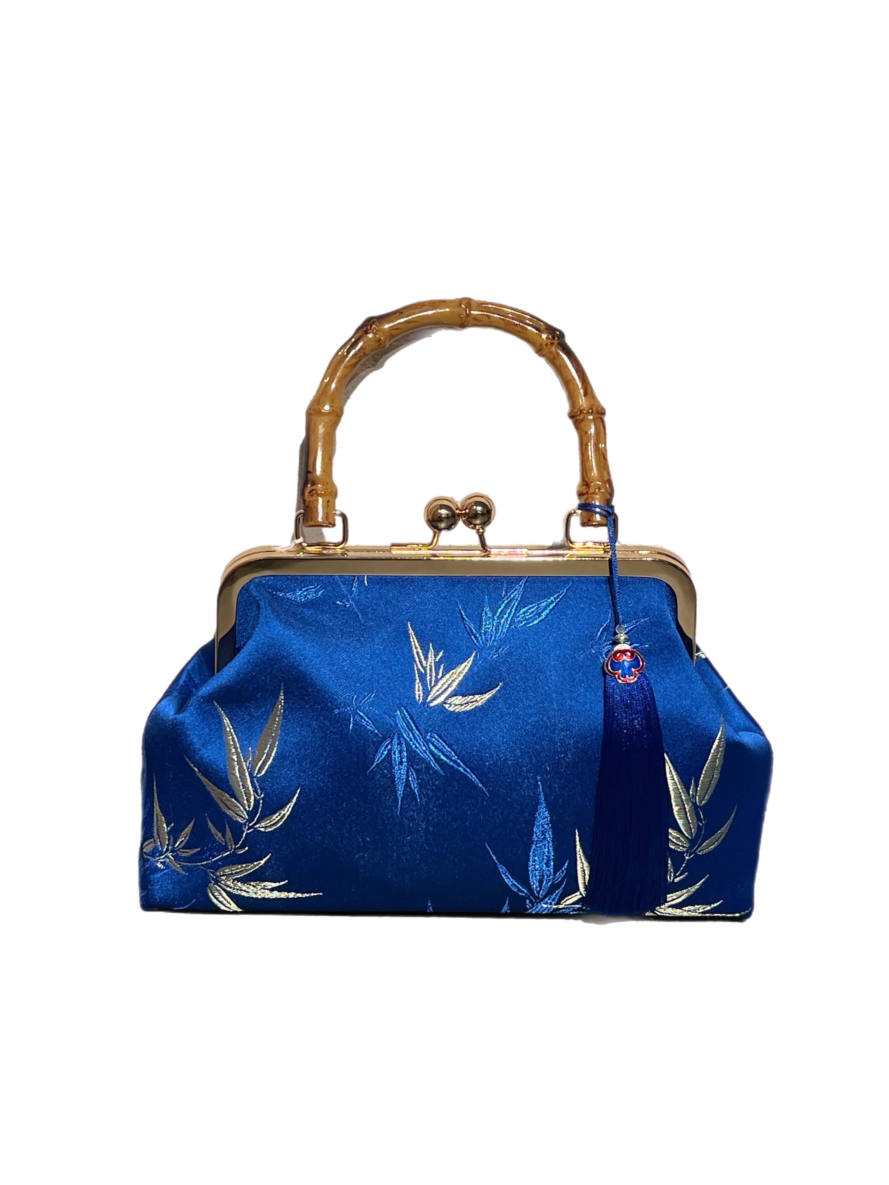 Matié borsa bambù blu