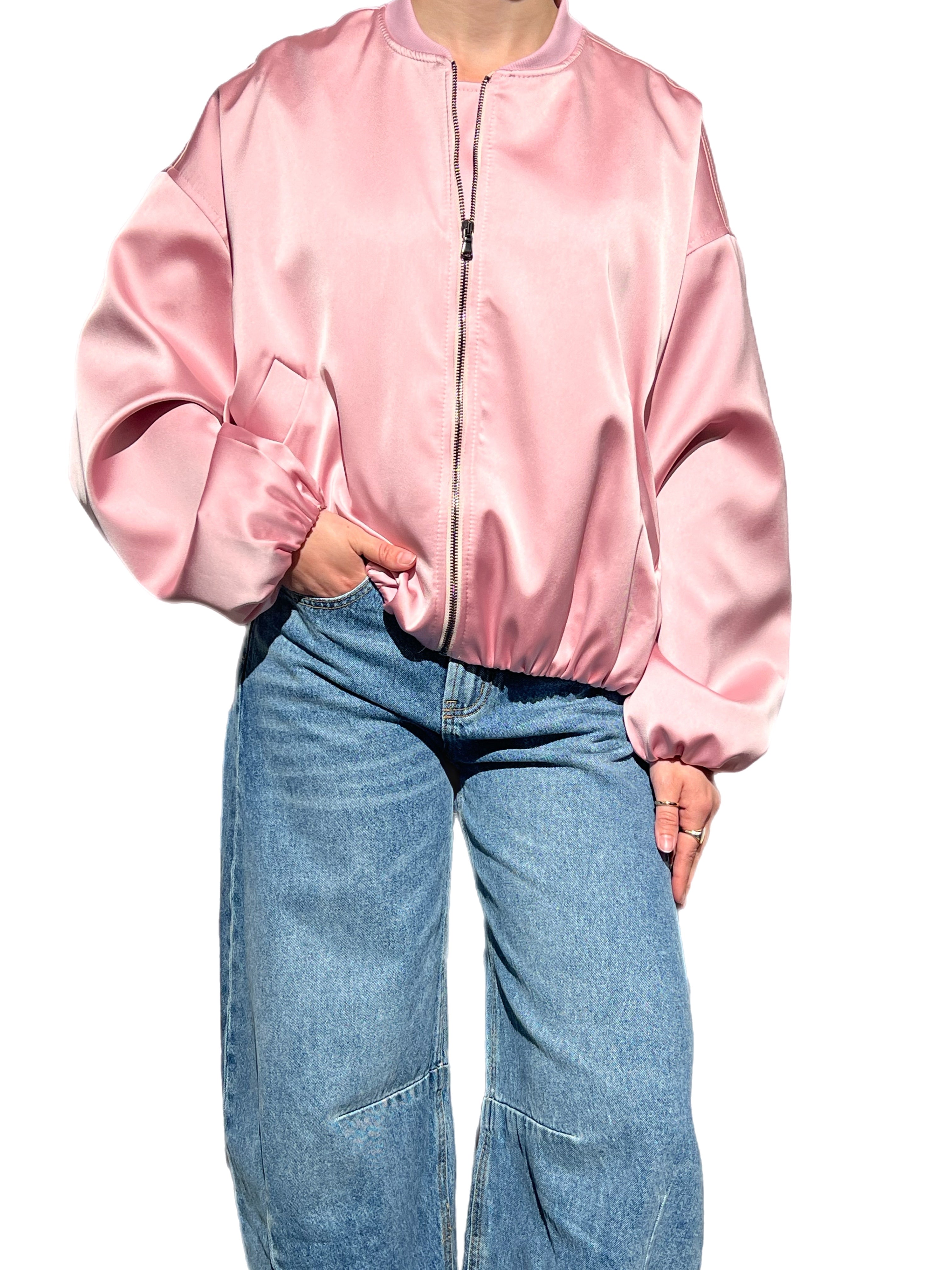 Susy mix bomber glossy rosa