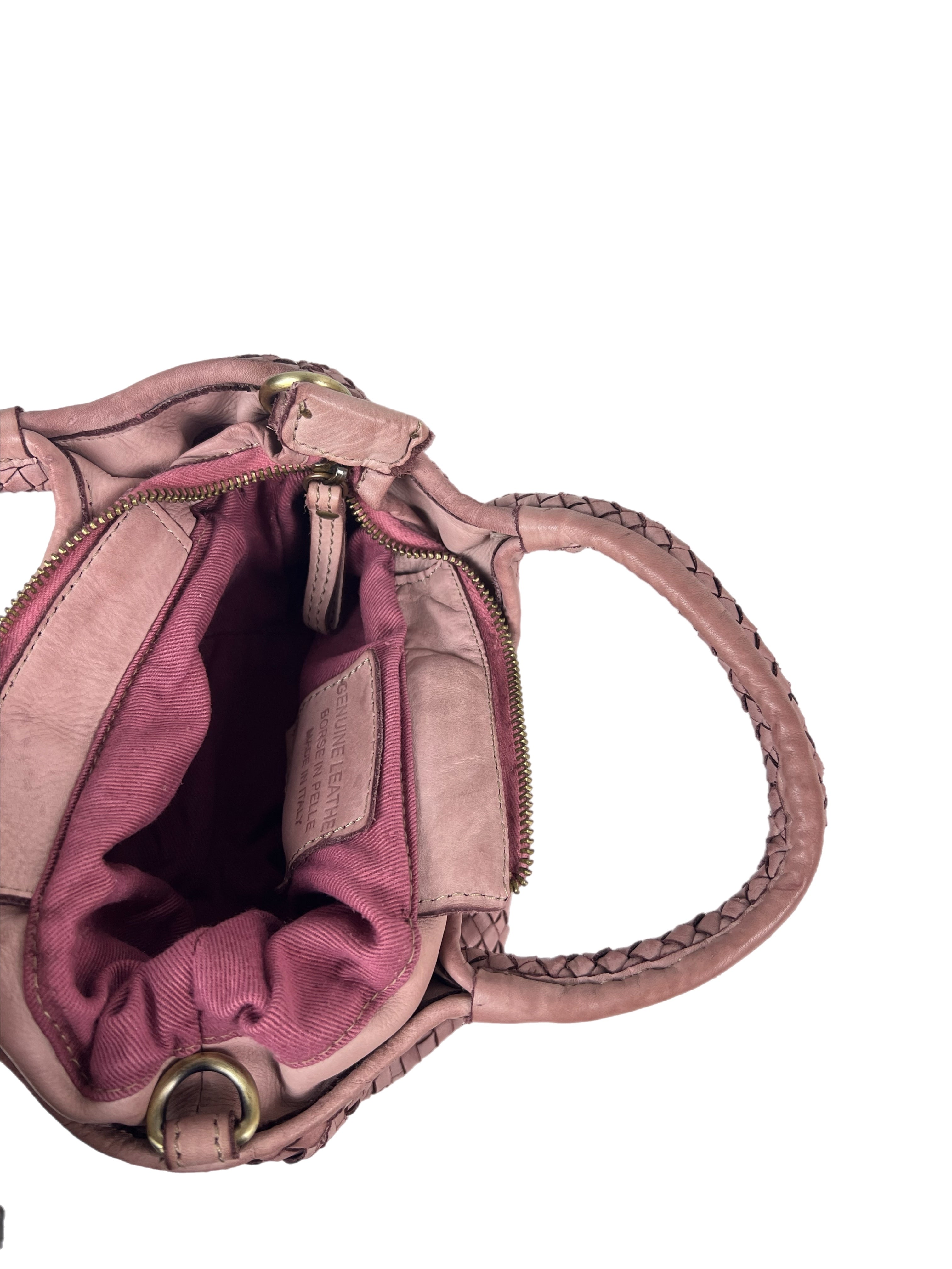 Matié borsa pelle vigo rosa