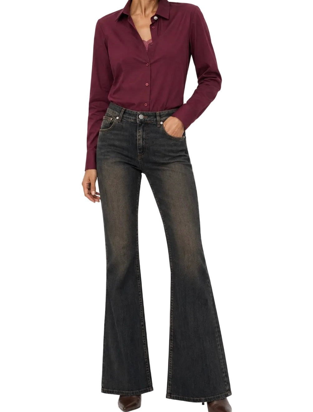 Susy mix camicia Paris vino