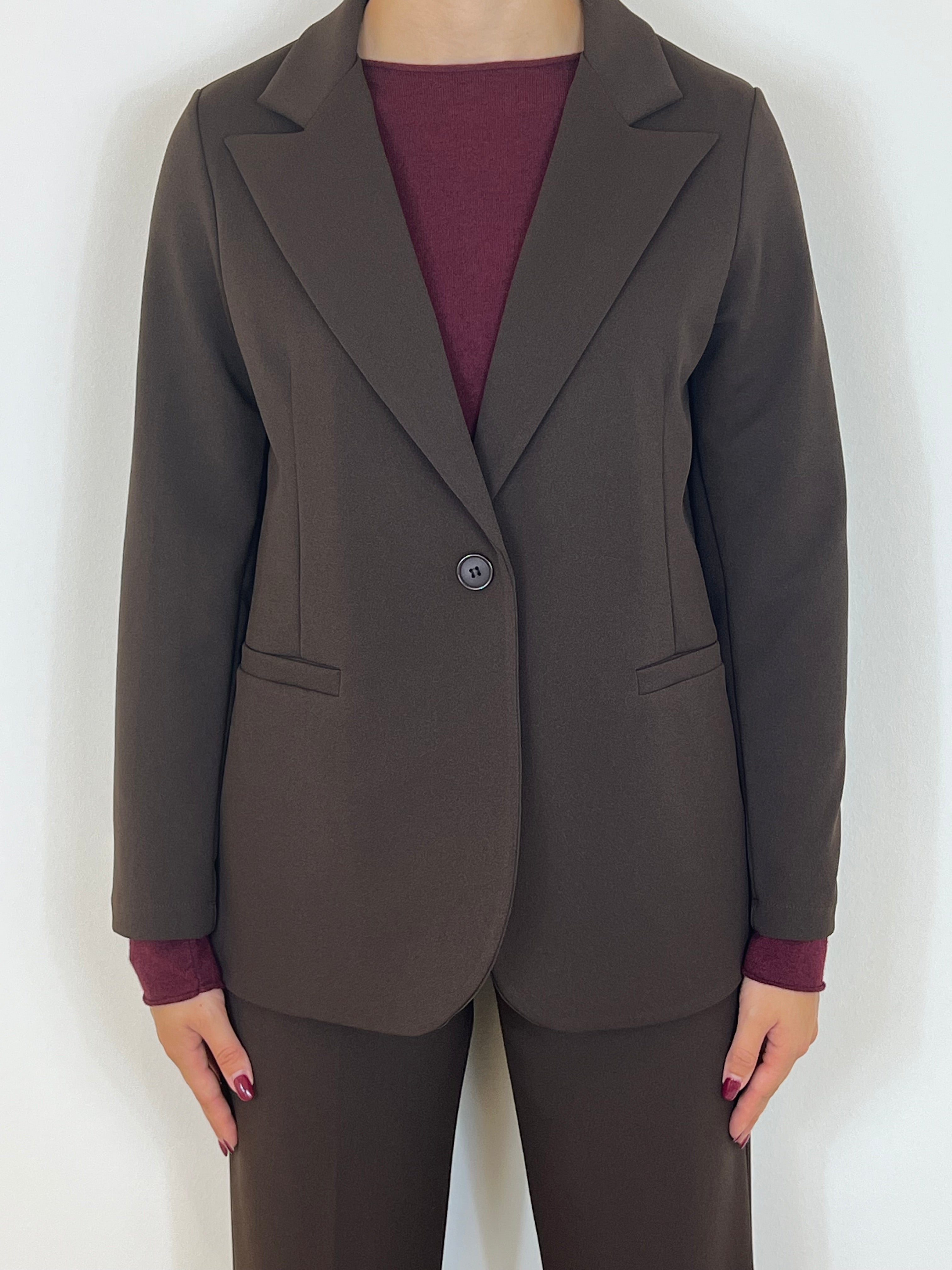 Matié blazer ester cioccolato