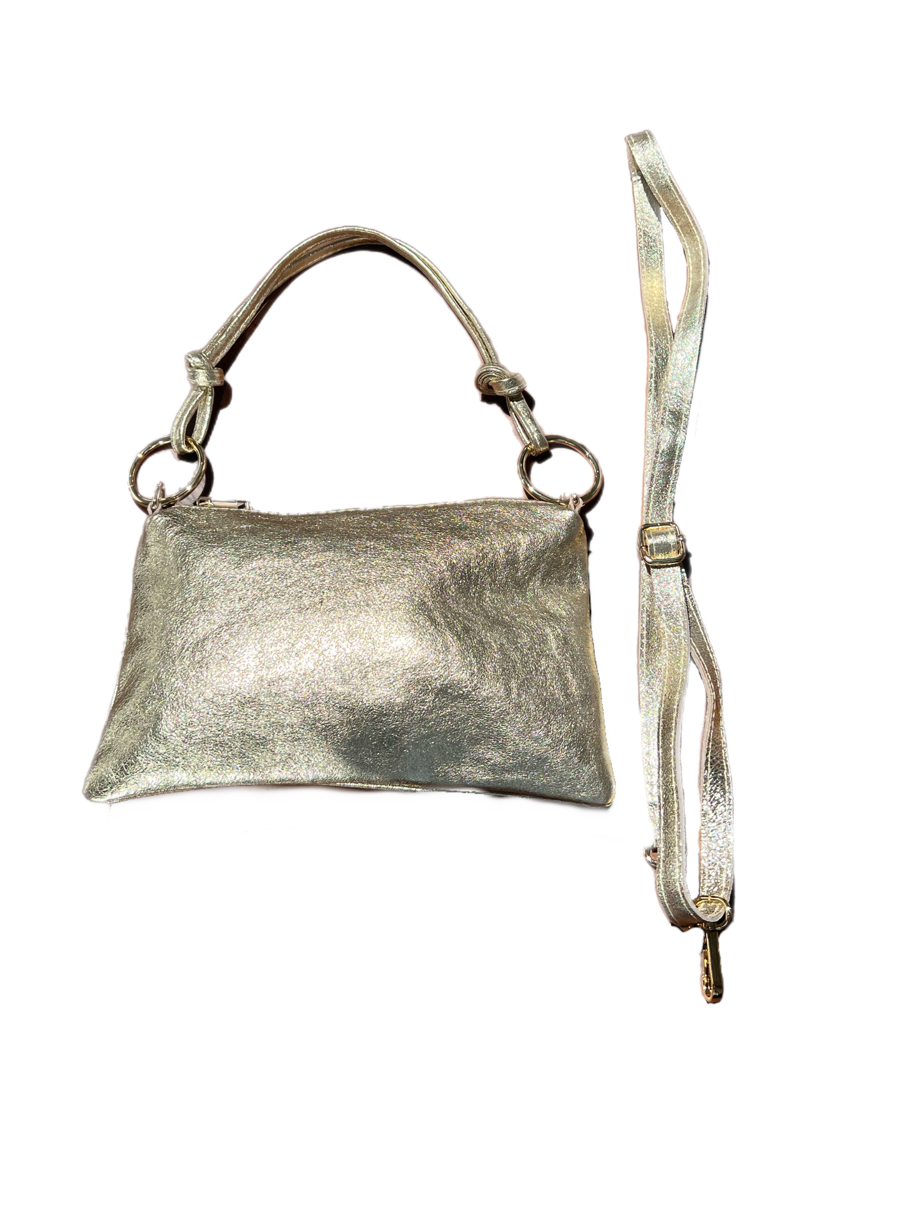Matié borsa kiky pelle oro