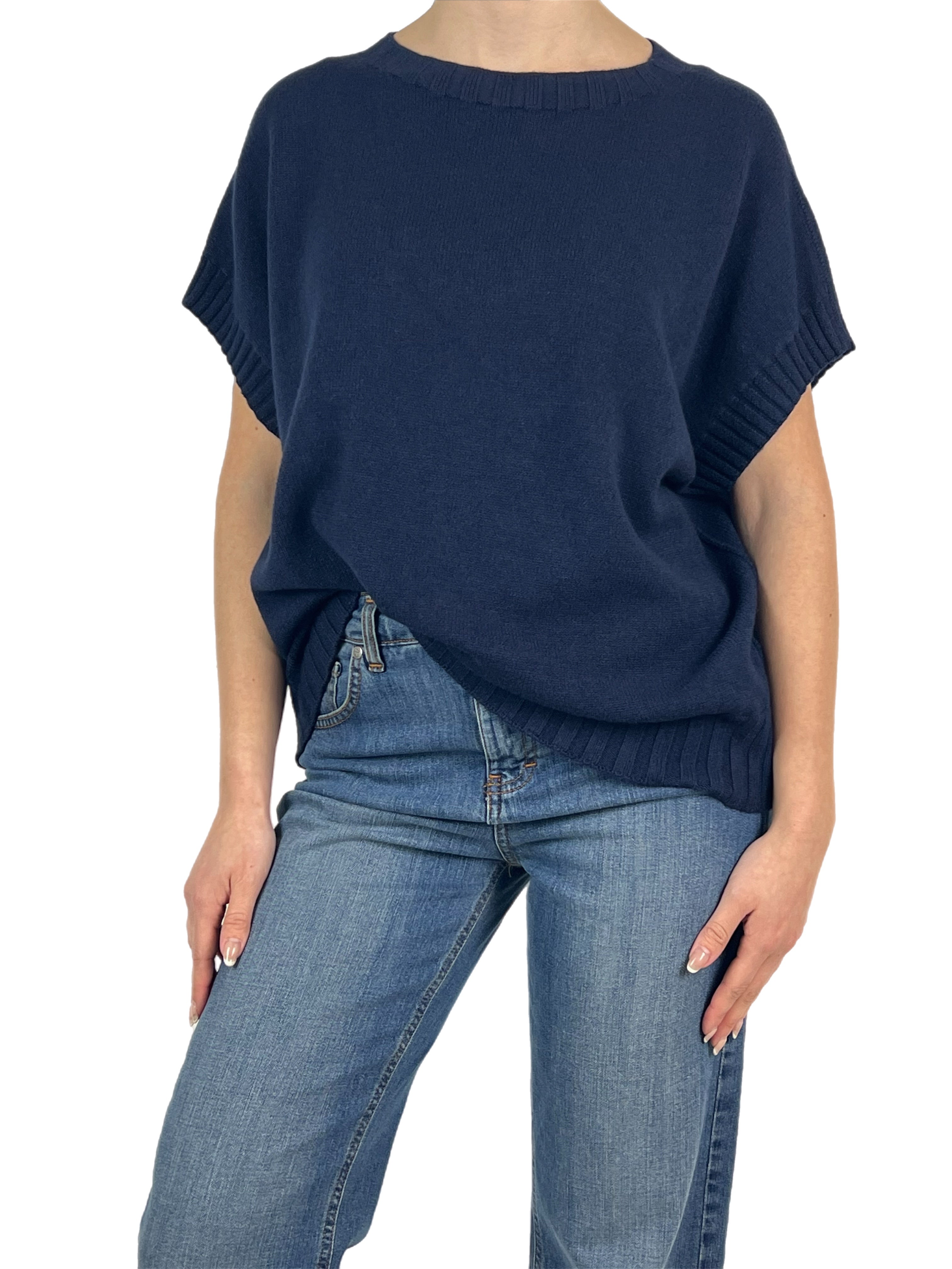 Matié gilet peonia blu