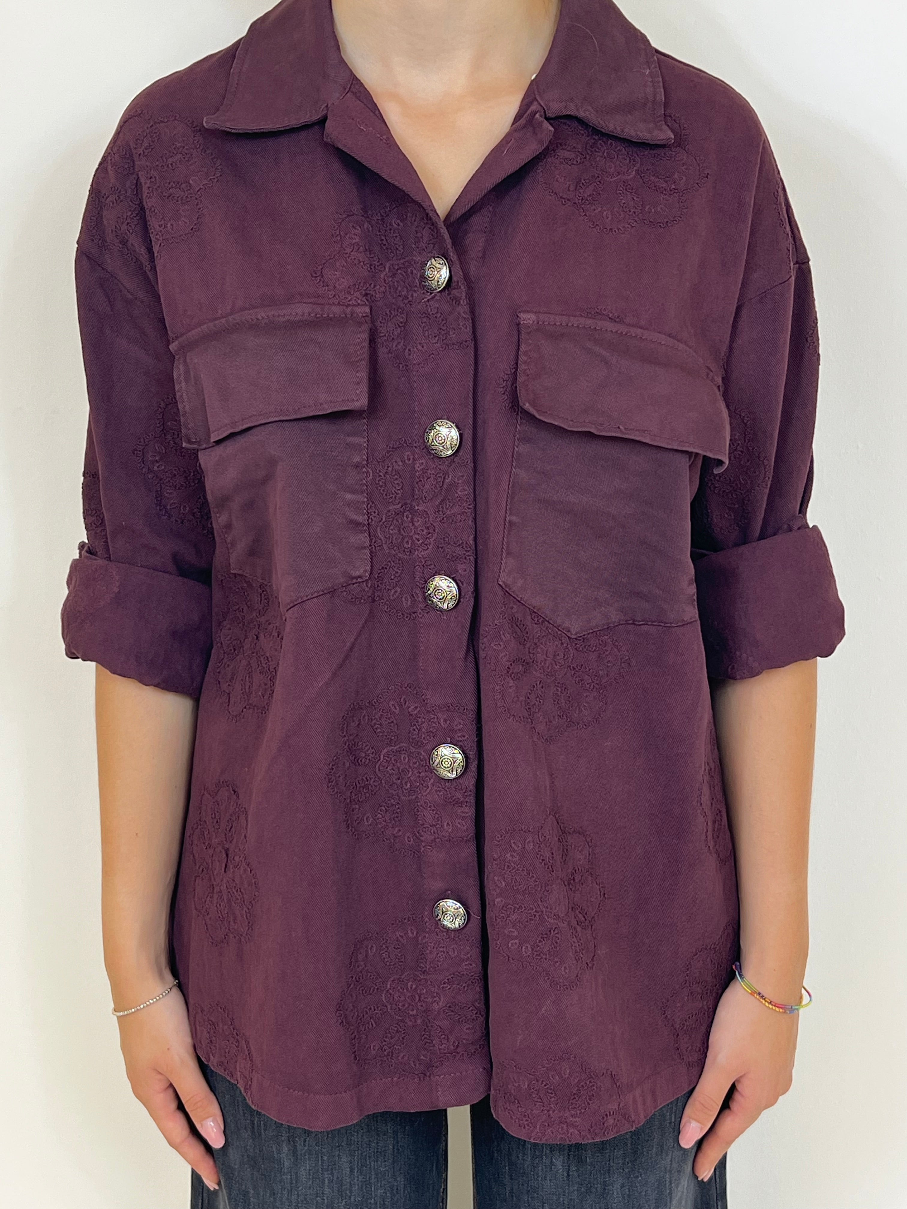 Matié Giacca-camicia ricami