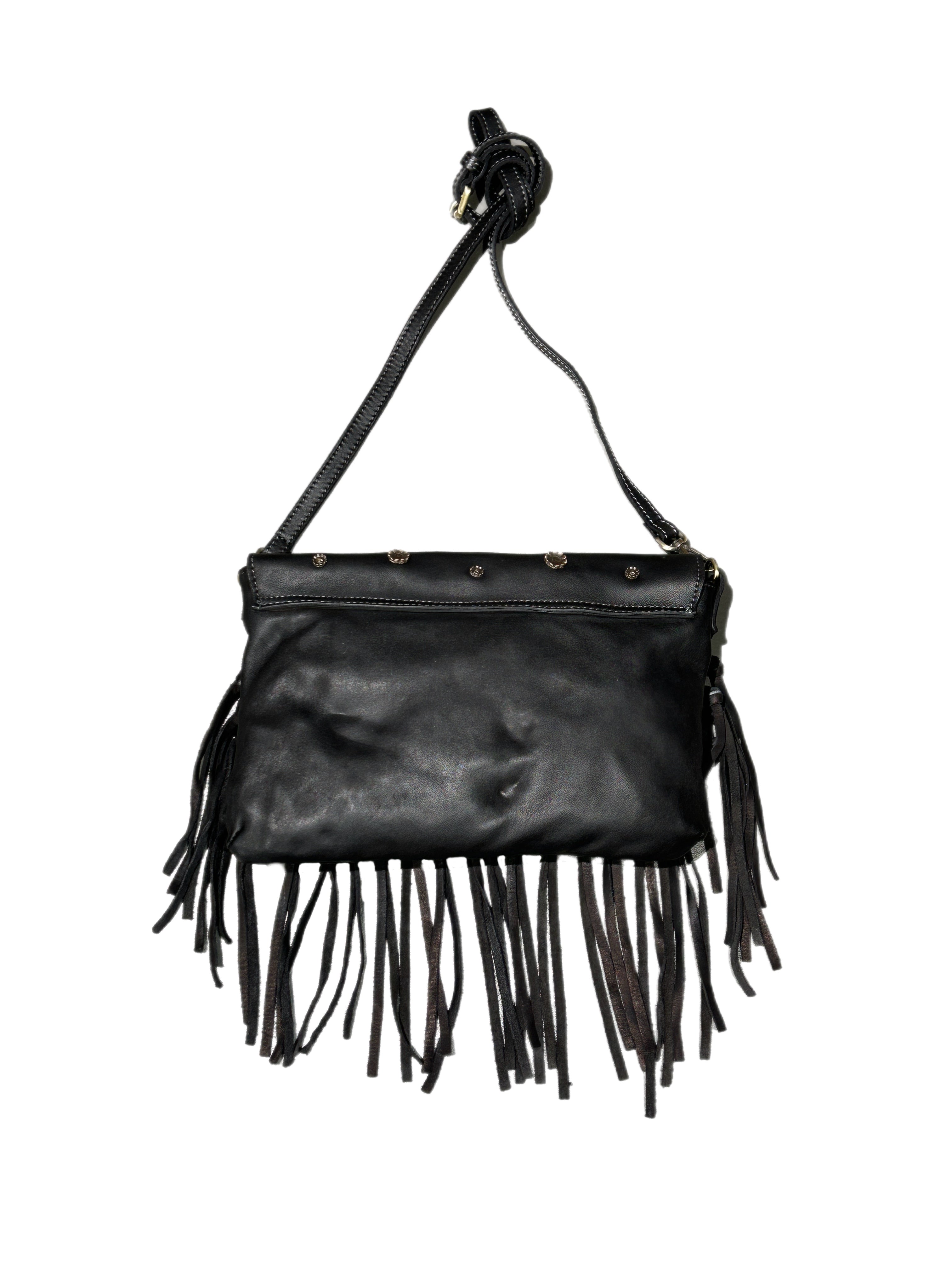 Matié borsa pelle Margherita nero