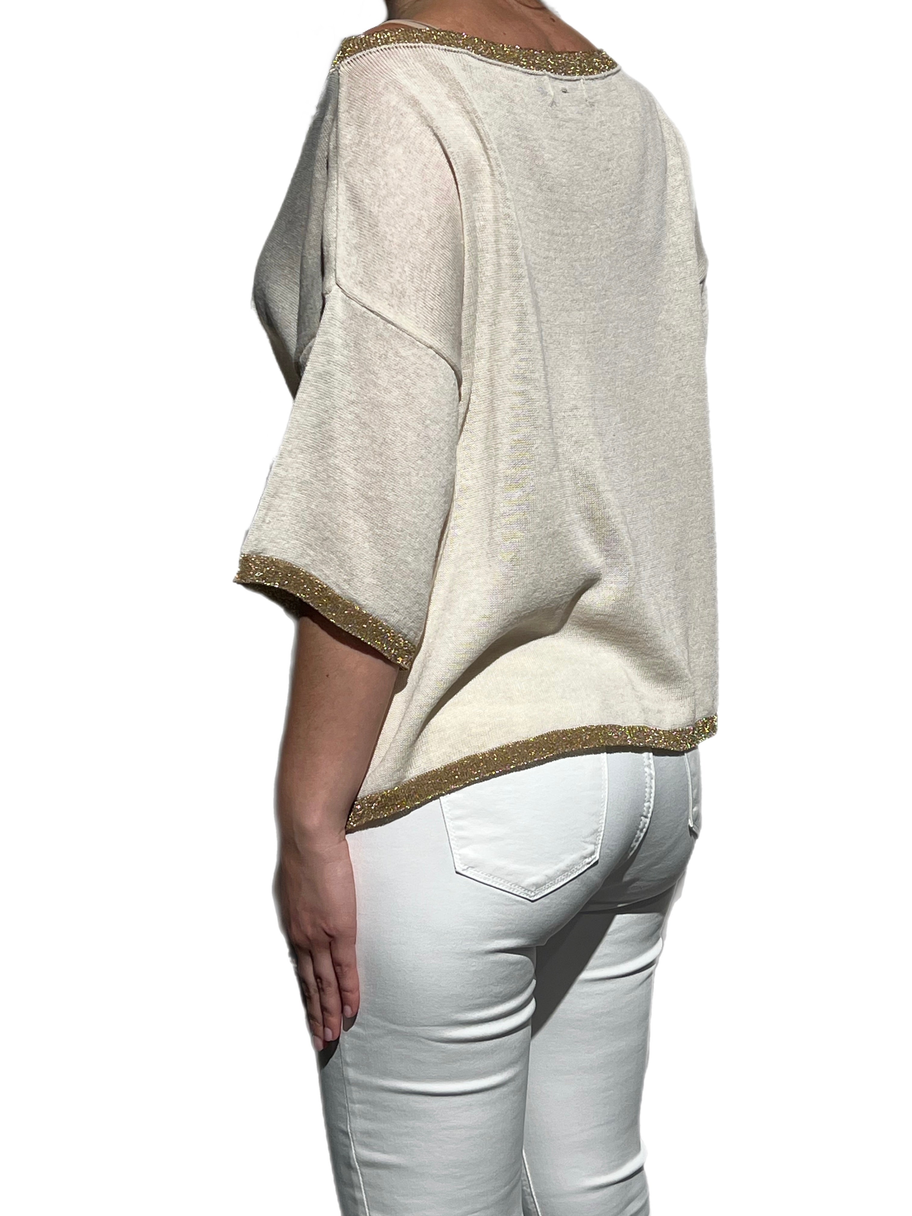 Matié maglia zeno beige