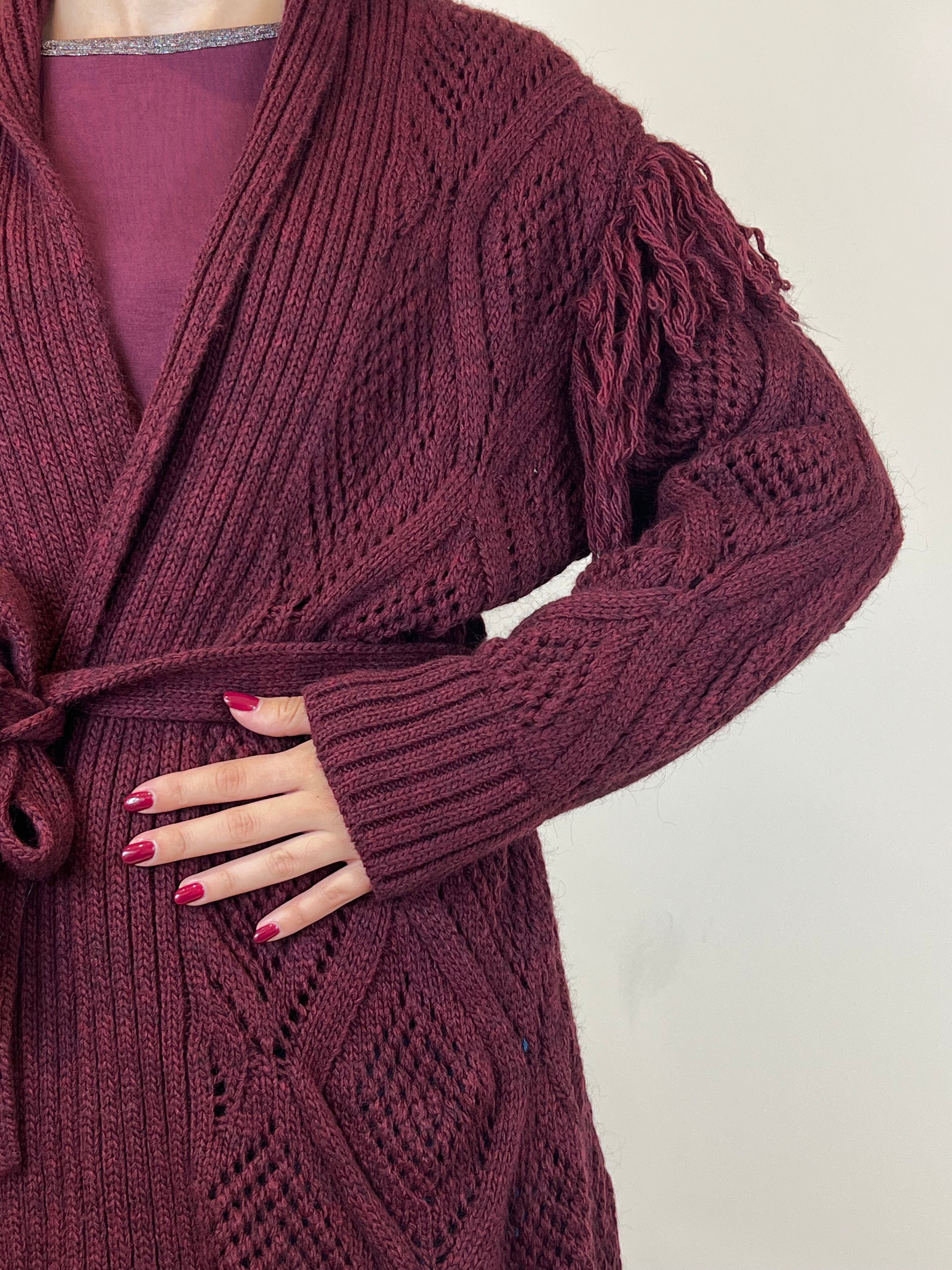 Matié cardigan frange