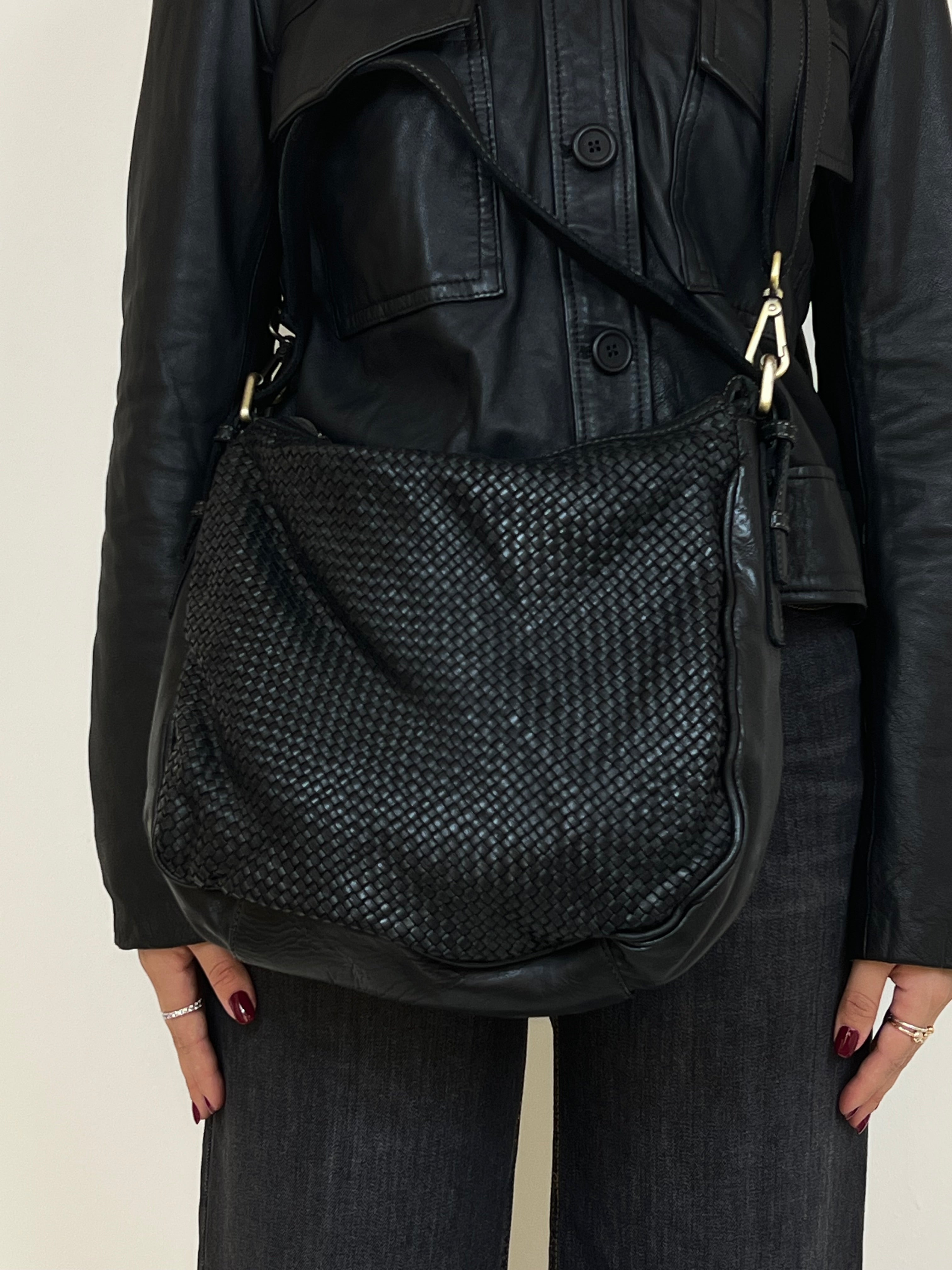 MATIÉ Bag Ginger intreccio pelle