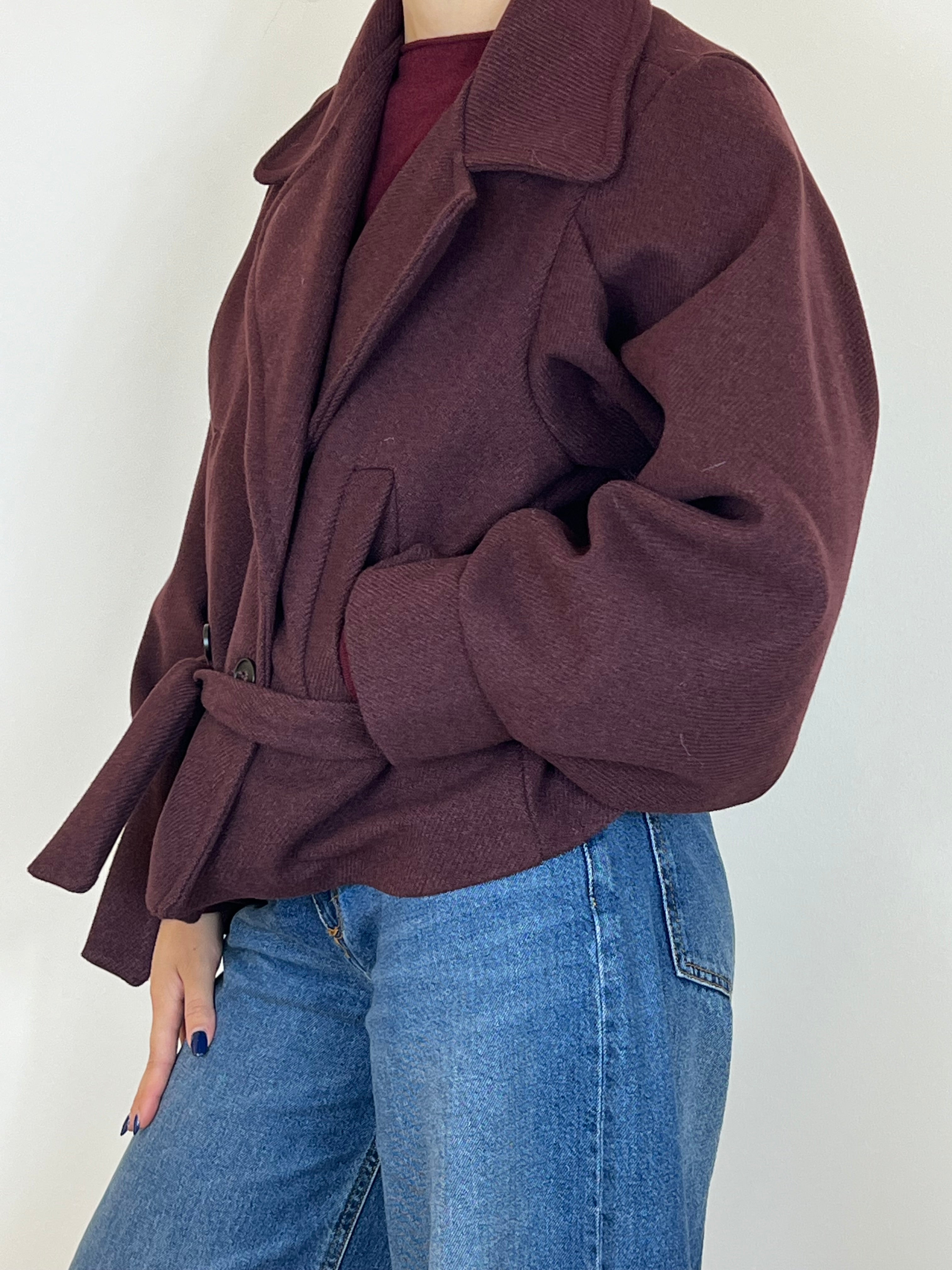 Matié cappottino Amelie burgundi