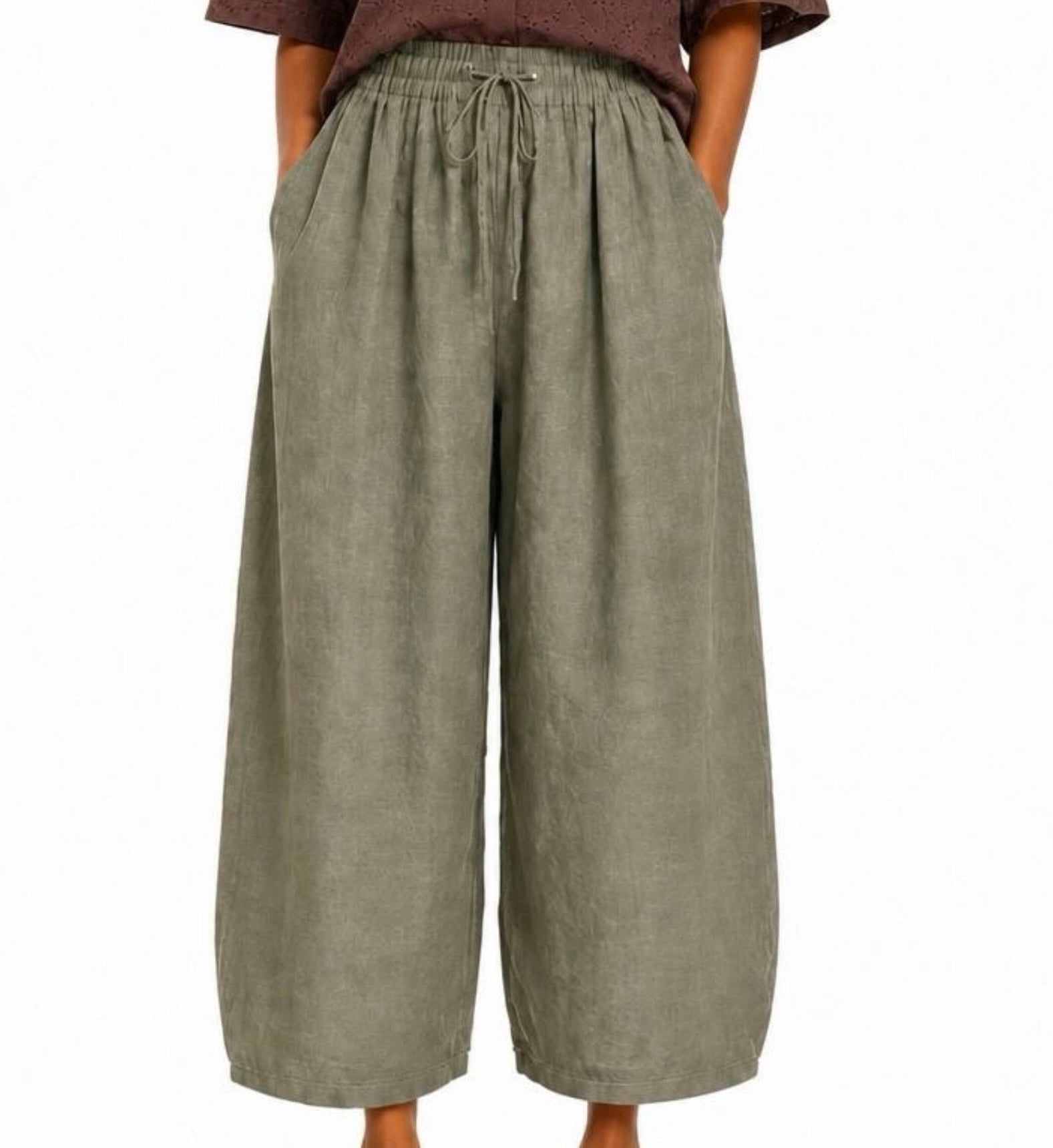 Matié pantalone baloon Lavinia salvia