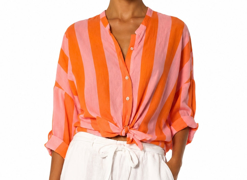 Matié camicia rosa/arancio
