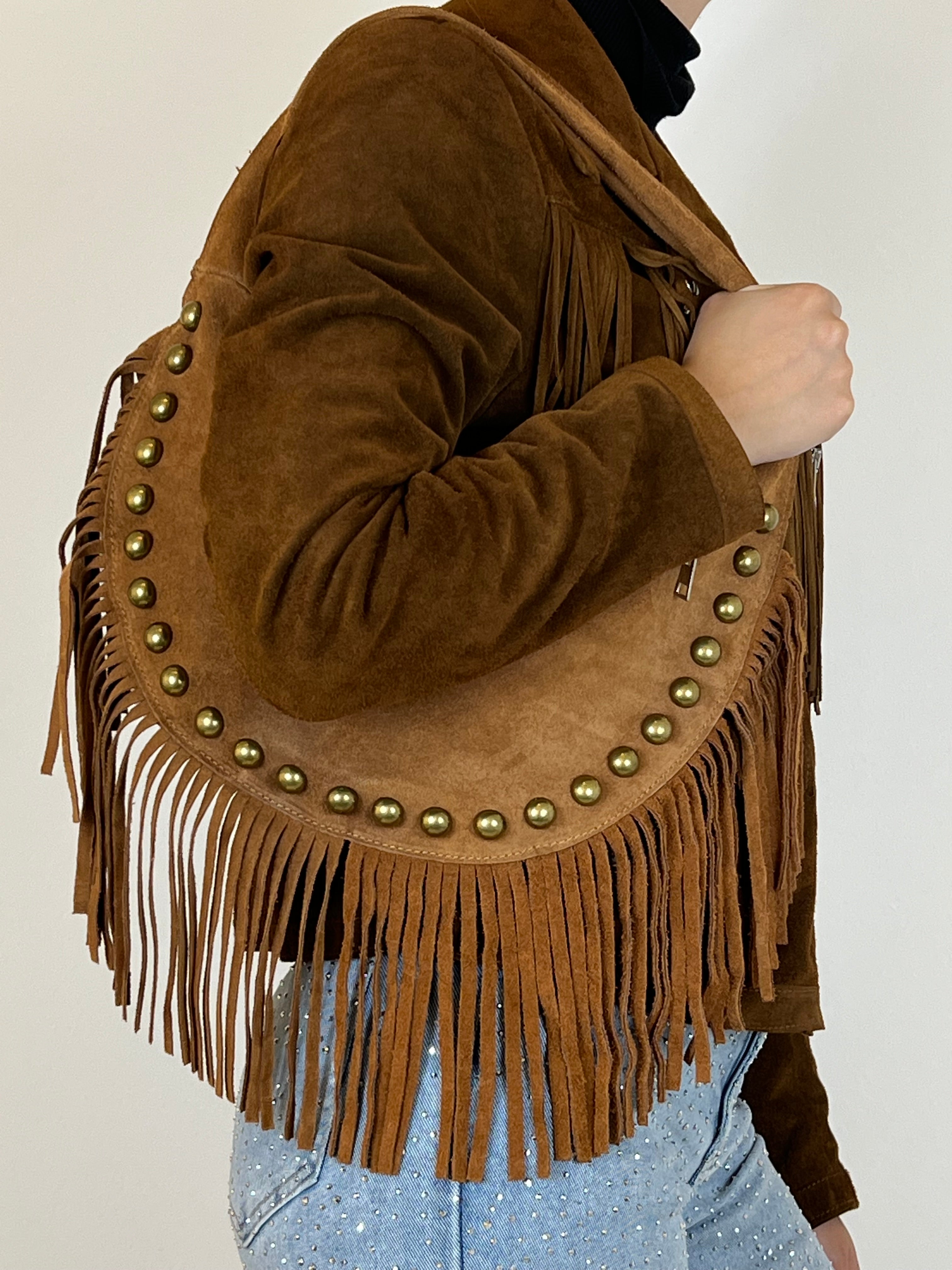 Matié borsa luna camoscio