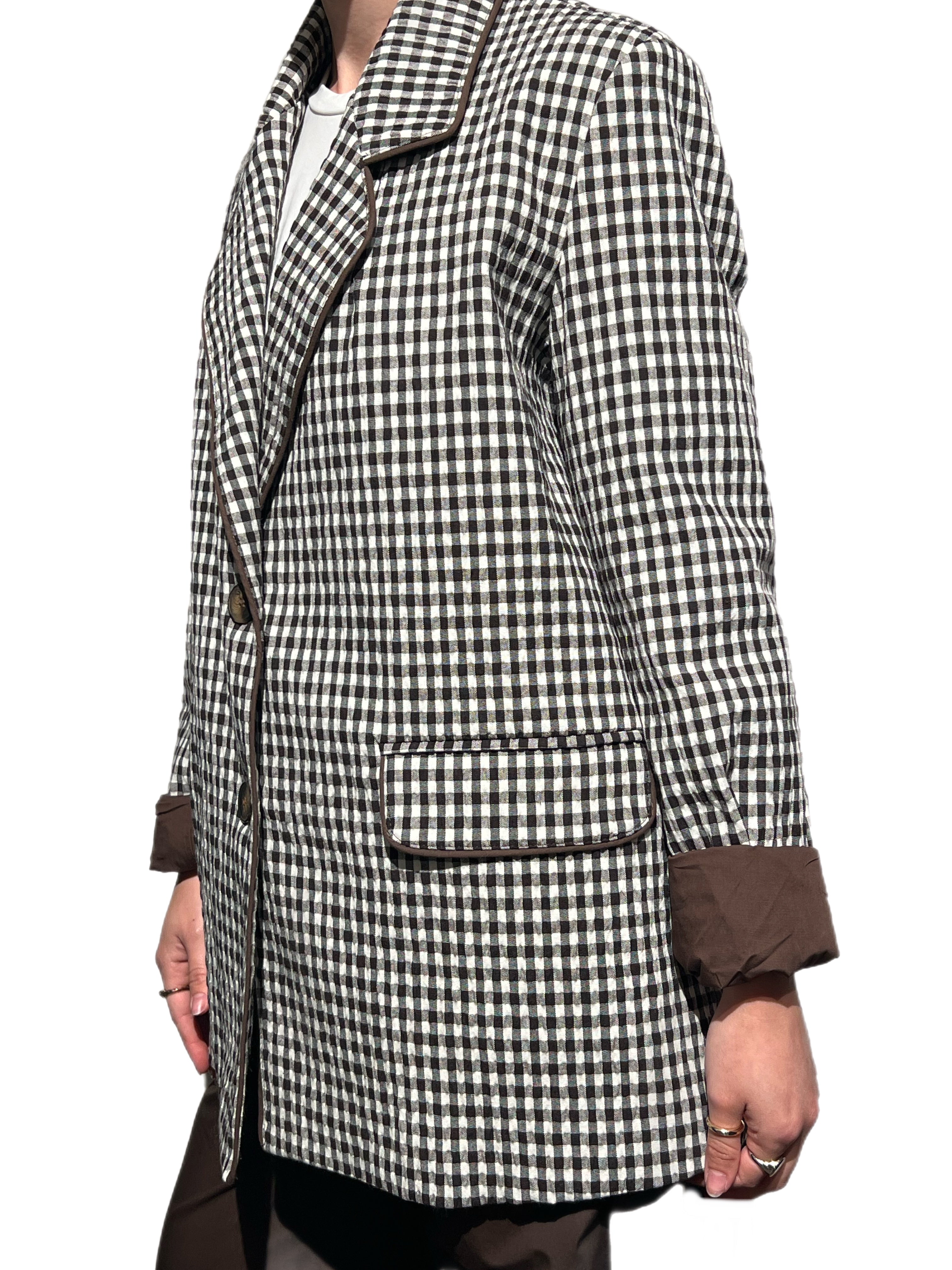 Minimal giacca Vichy