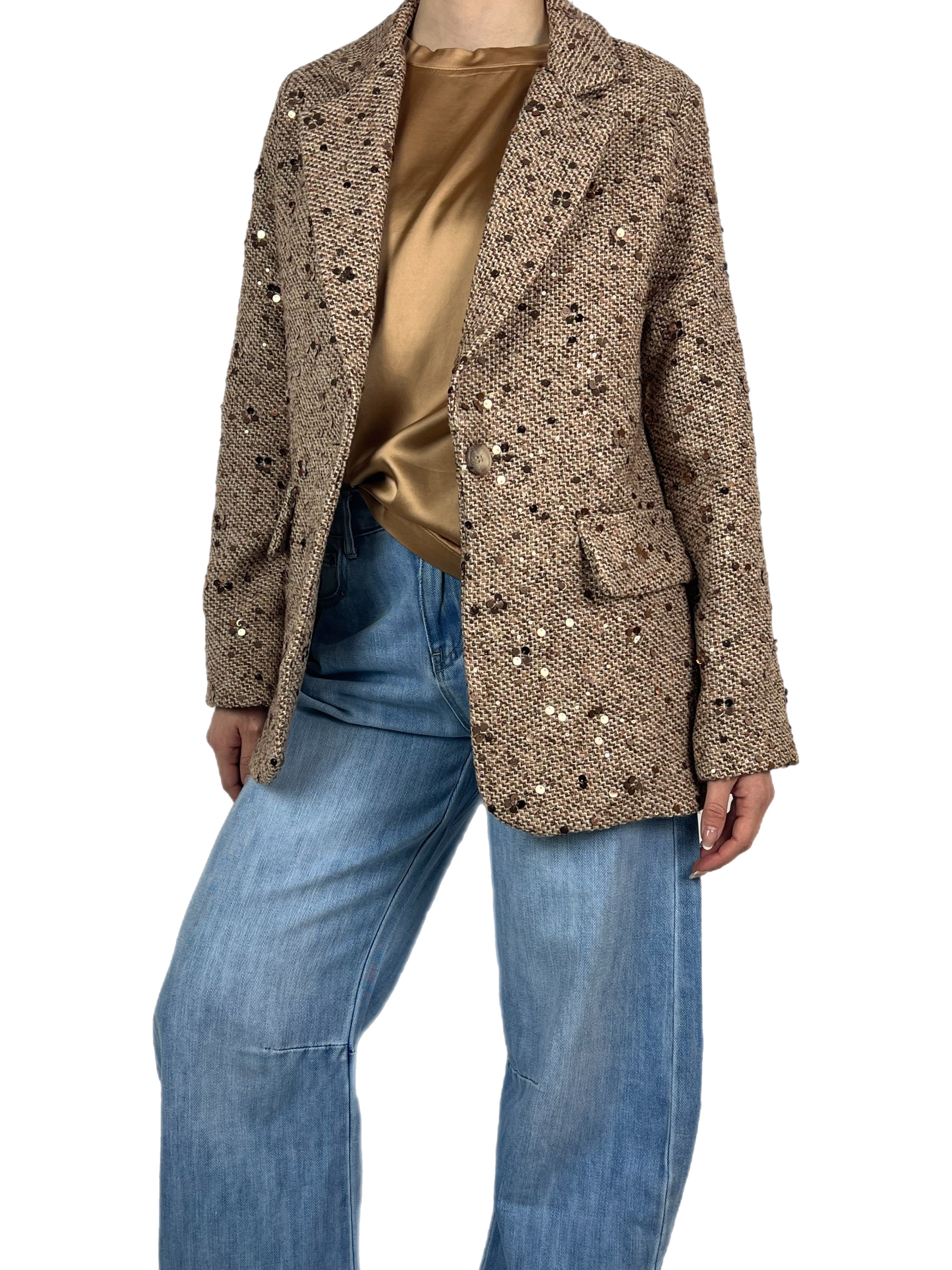 Brend blazer paillettes