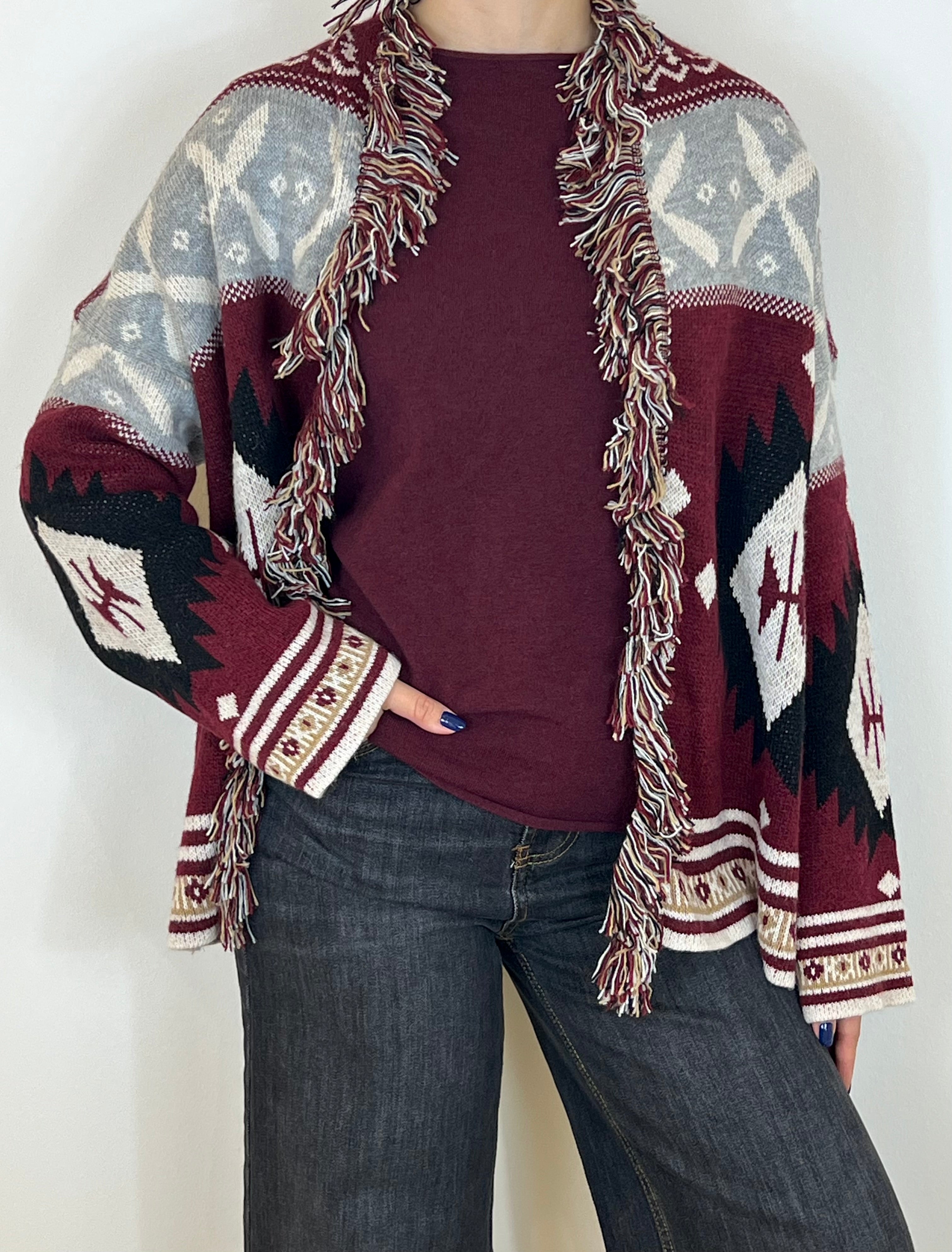 Susy Mix cardigan rombi