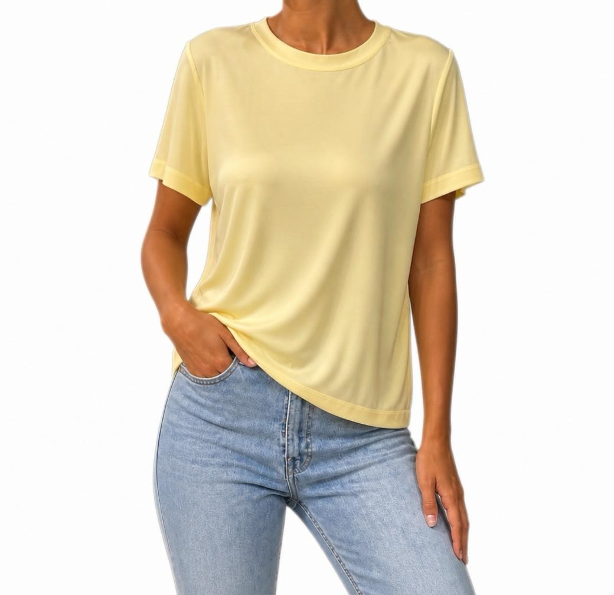 Matié t-shirt tulipano giallo