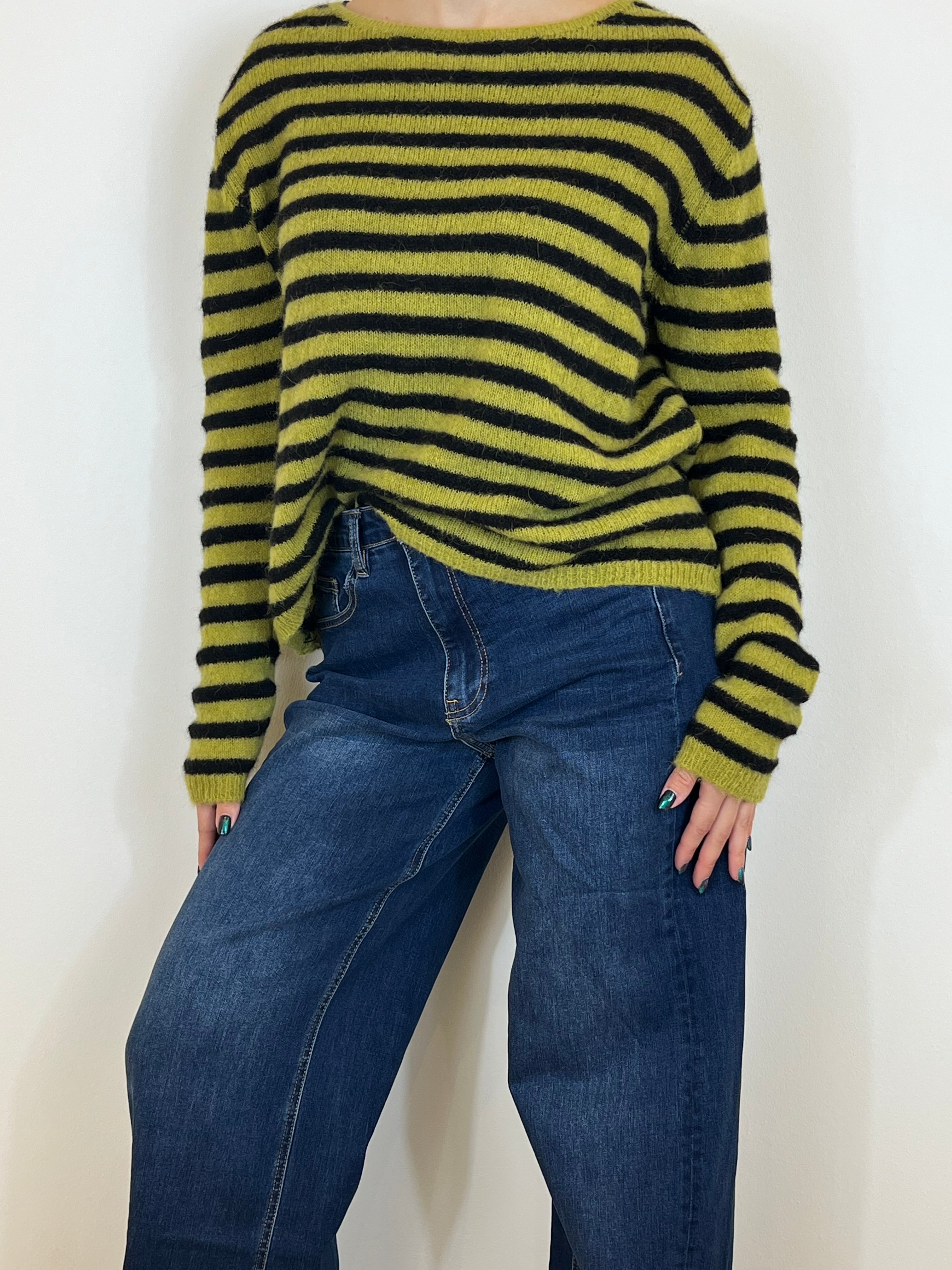 Matié maglia baby olio/nero