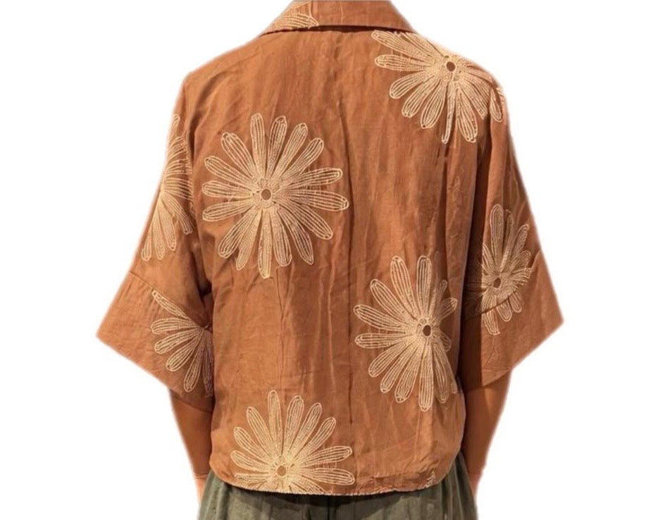 Matié camicia silla tabacco