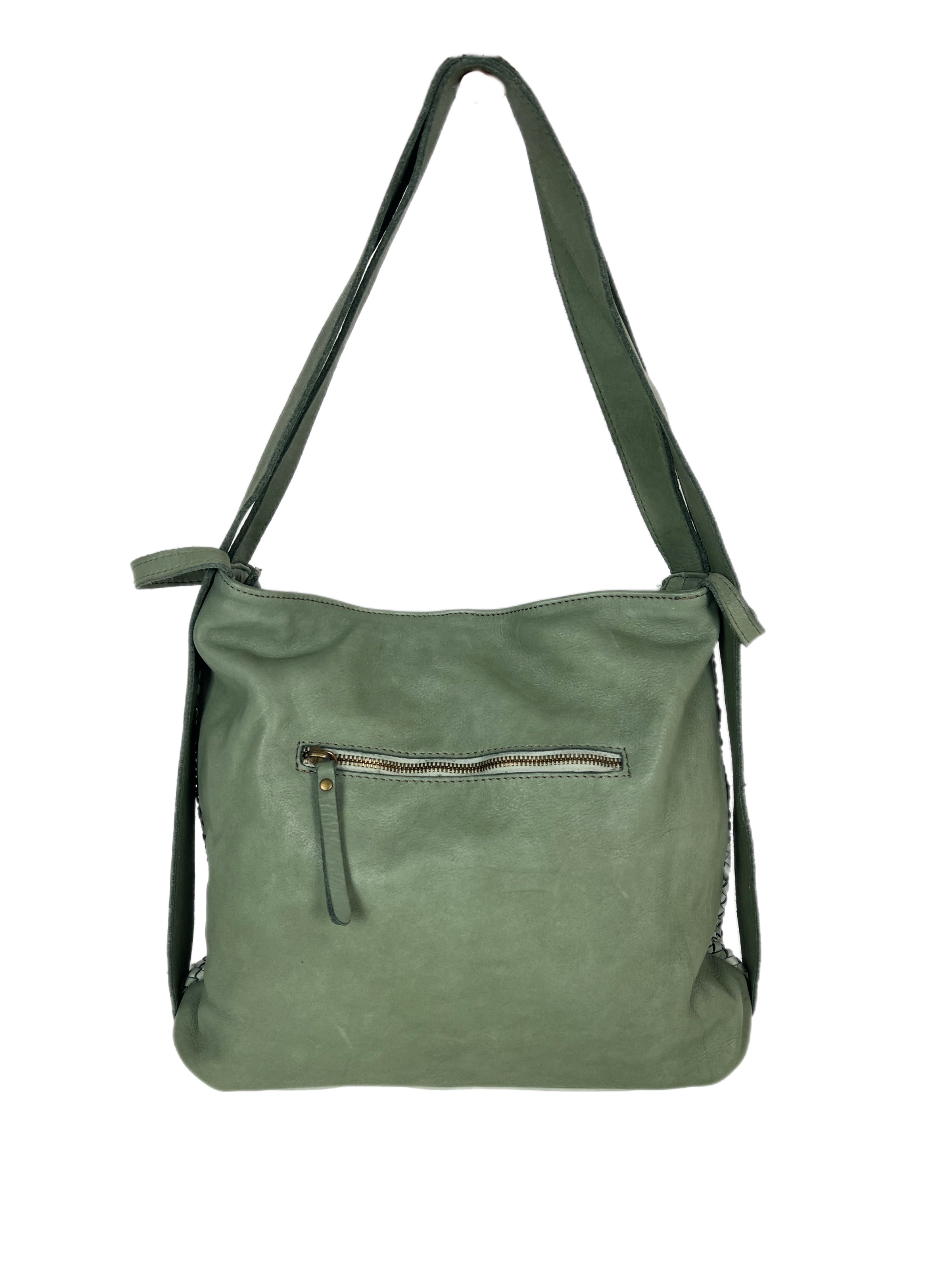 Matié borsa pelle Benidorm salvia