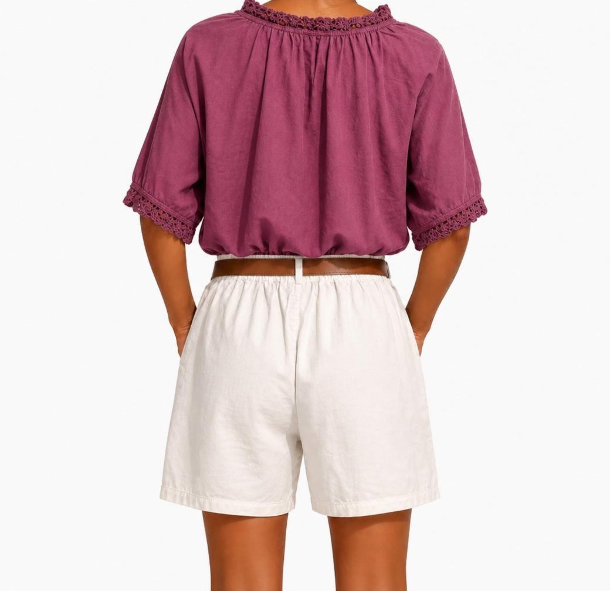 Matié blusa salema prugna