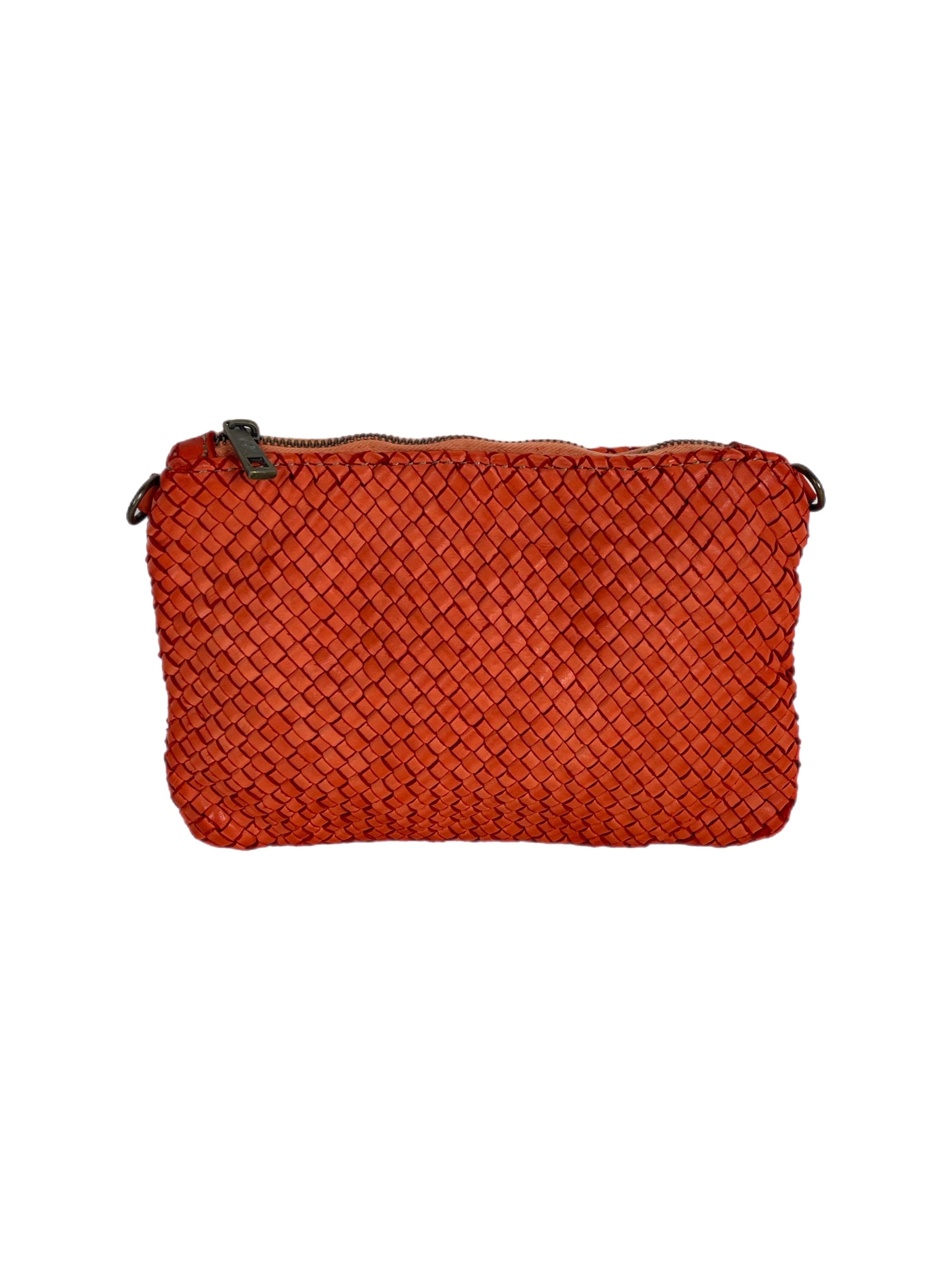 Matié borsa pelle Cádiz arancio