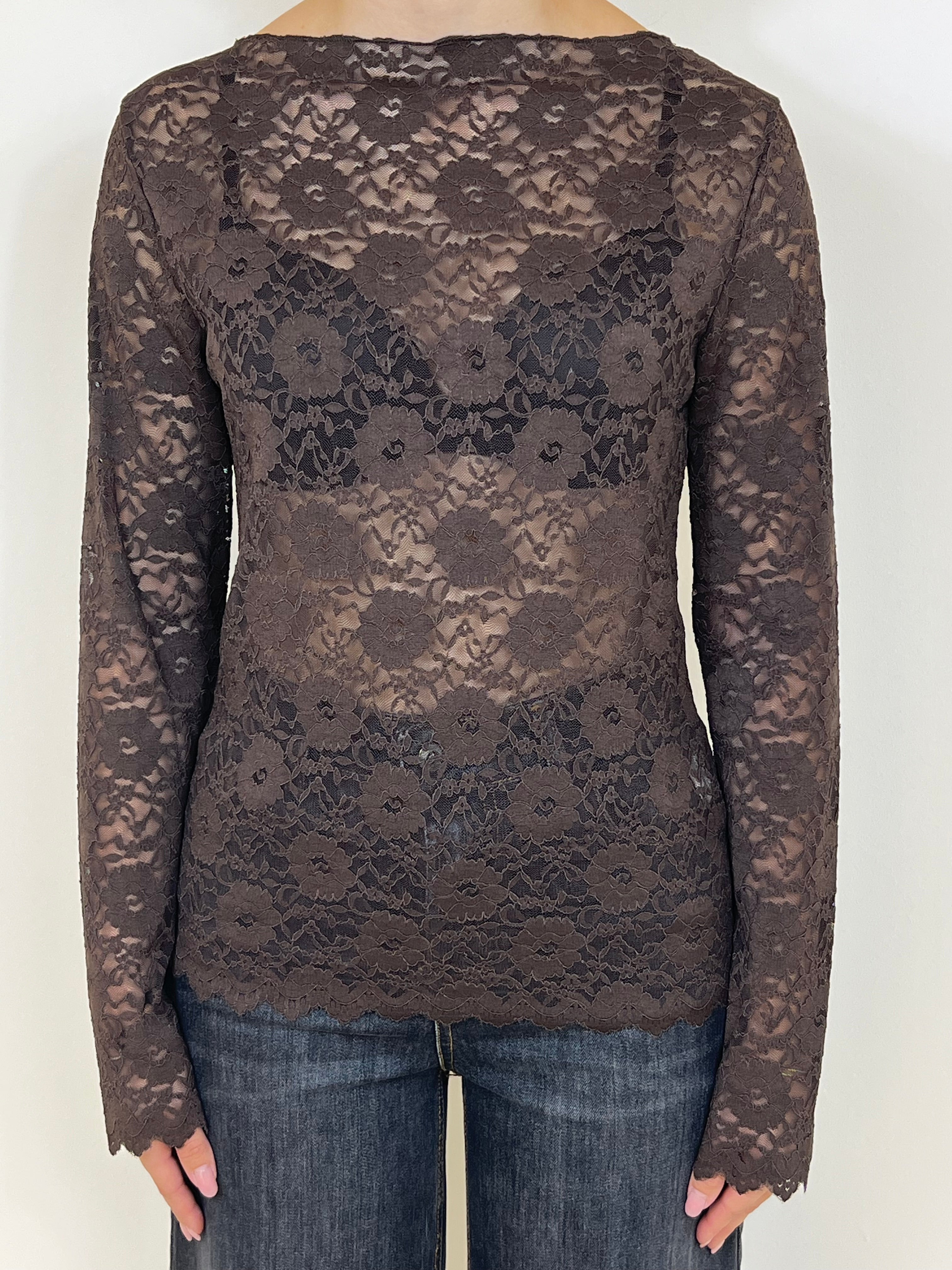 Susy Mix maglia pizzo